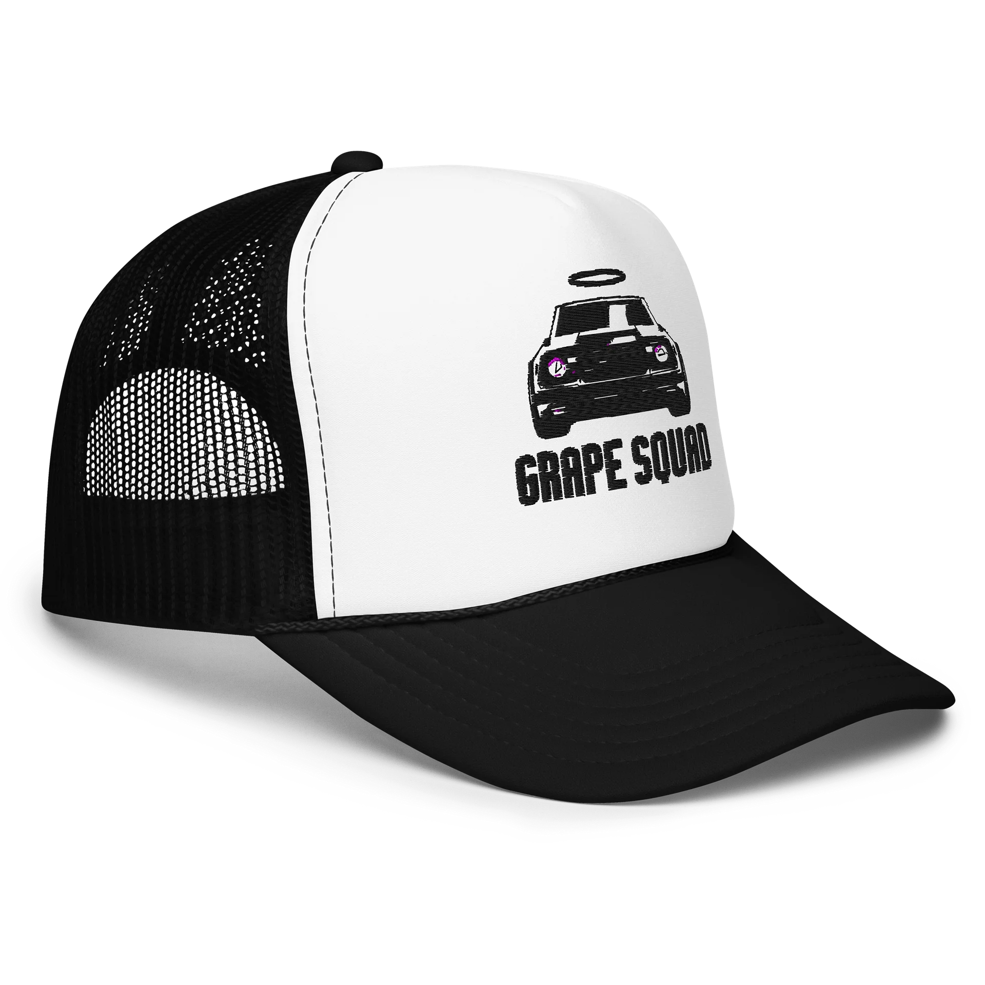 Fennec v2 Embroidered Trucker Hat (Black) product image (3)