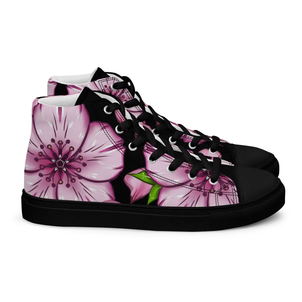 Blossomz & Petalz - Women's High Tops Canvas Shoes product image (10)