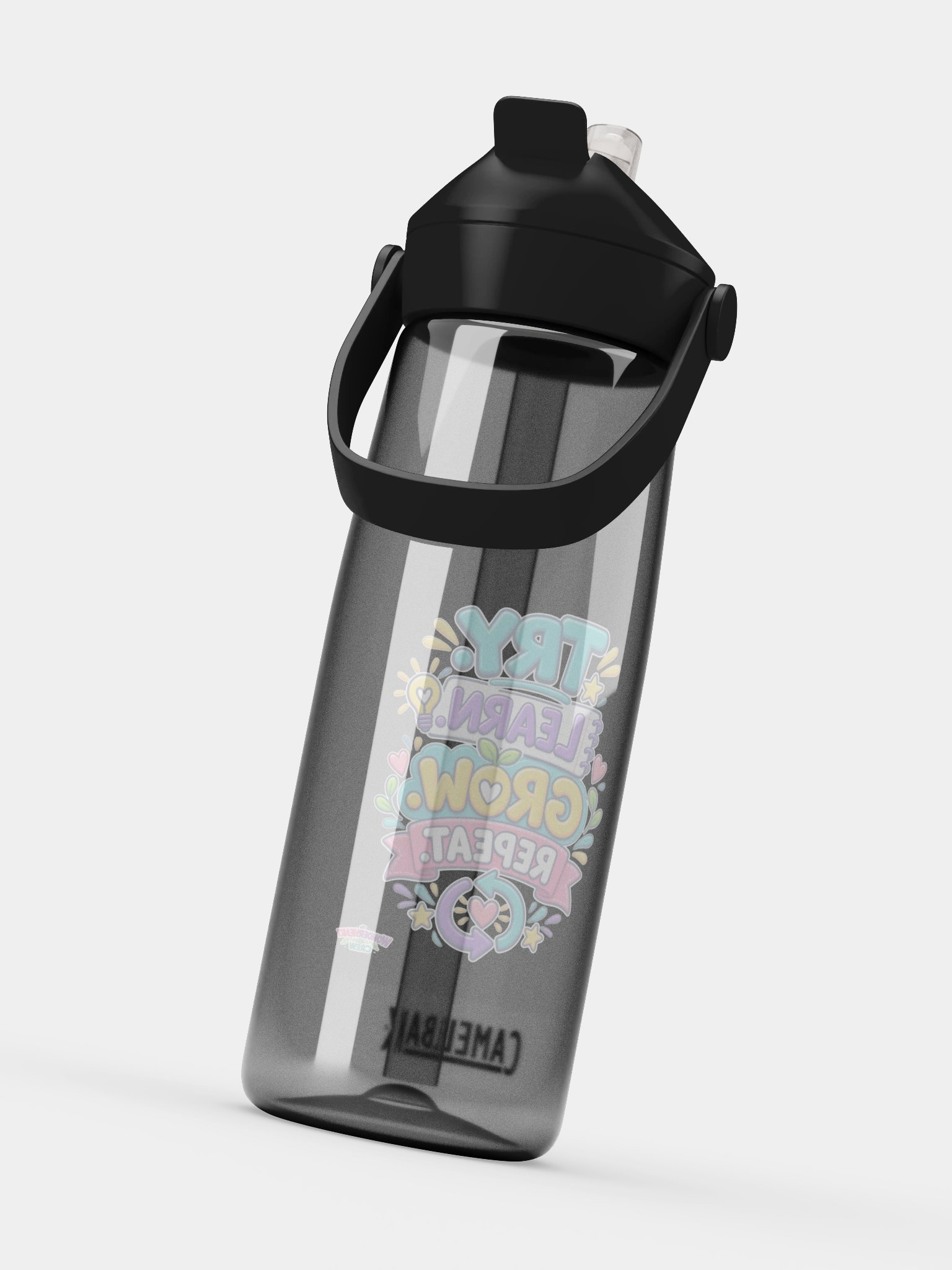CamelBak Thrive® Flip Straw Inspirational Water Bottle - Try. Learn. Grow. Repeat product image (8)