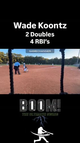 🔥Wade Koontz driving in 4RBI’s on 2 Doubles!!

@matty_icee15 

#baseball #hitting #development #boom #doubles