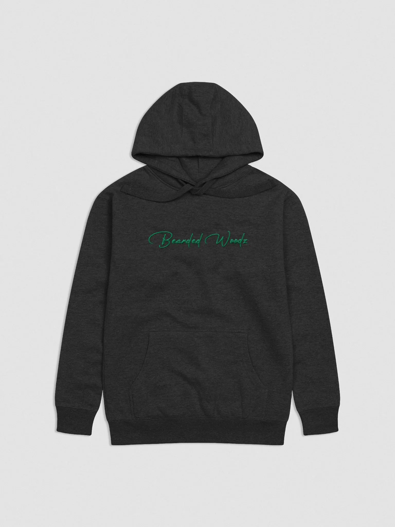 Women's Bearded Woodz Signature Hoodie (Green Embroidery) product image (1)