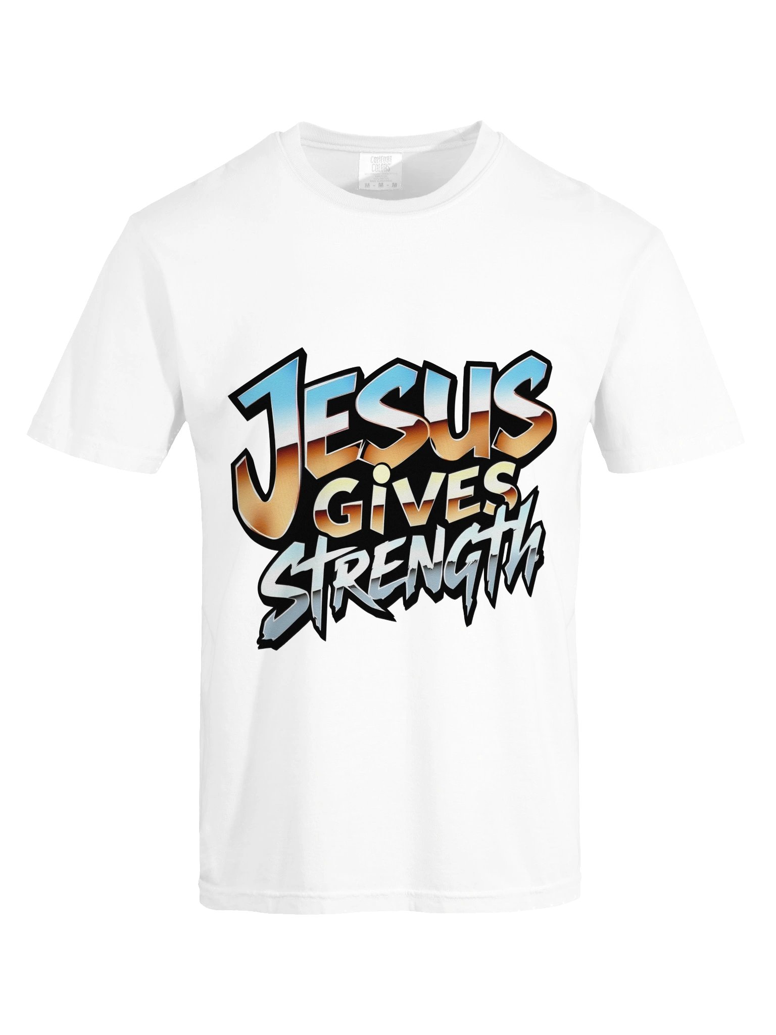 Jesus Gives Strength Workout T-shirt product image (4)