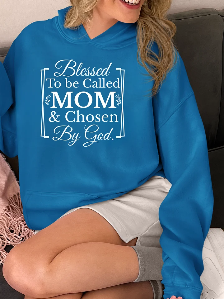 Blessed Mama Gildan Hoodie. product image (1)