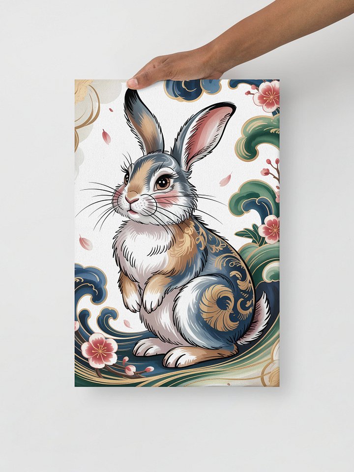 Chinese Zodiac Rabbit Canvas Art product image (1)