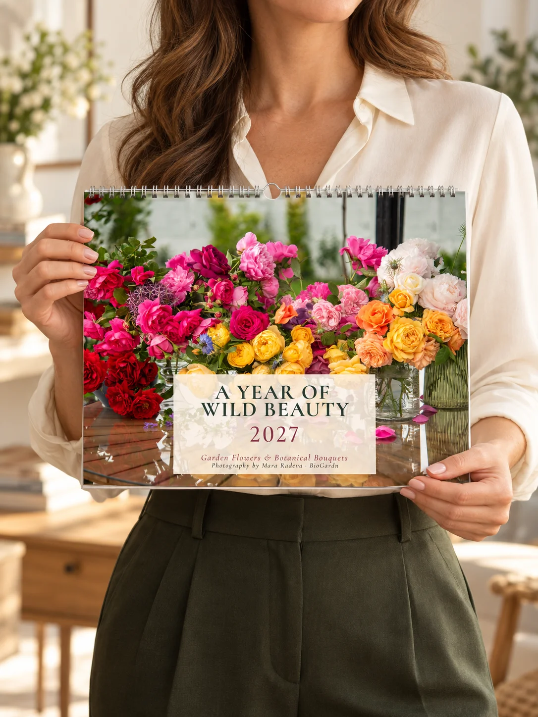 A Year of Wild Beauty - 2027 Garden Bouquet Wall Calendar product image (4)