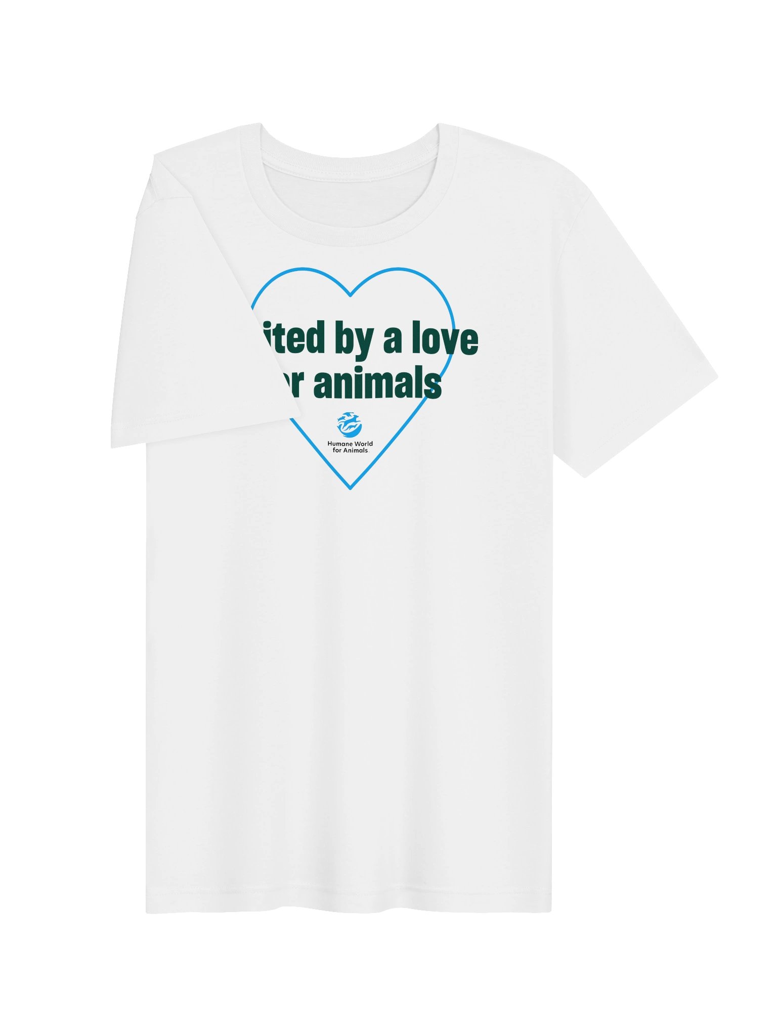 United by a love for animals - heart - T-shirt - Light product image (5)