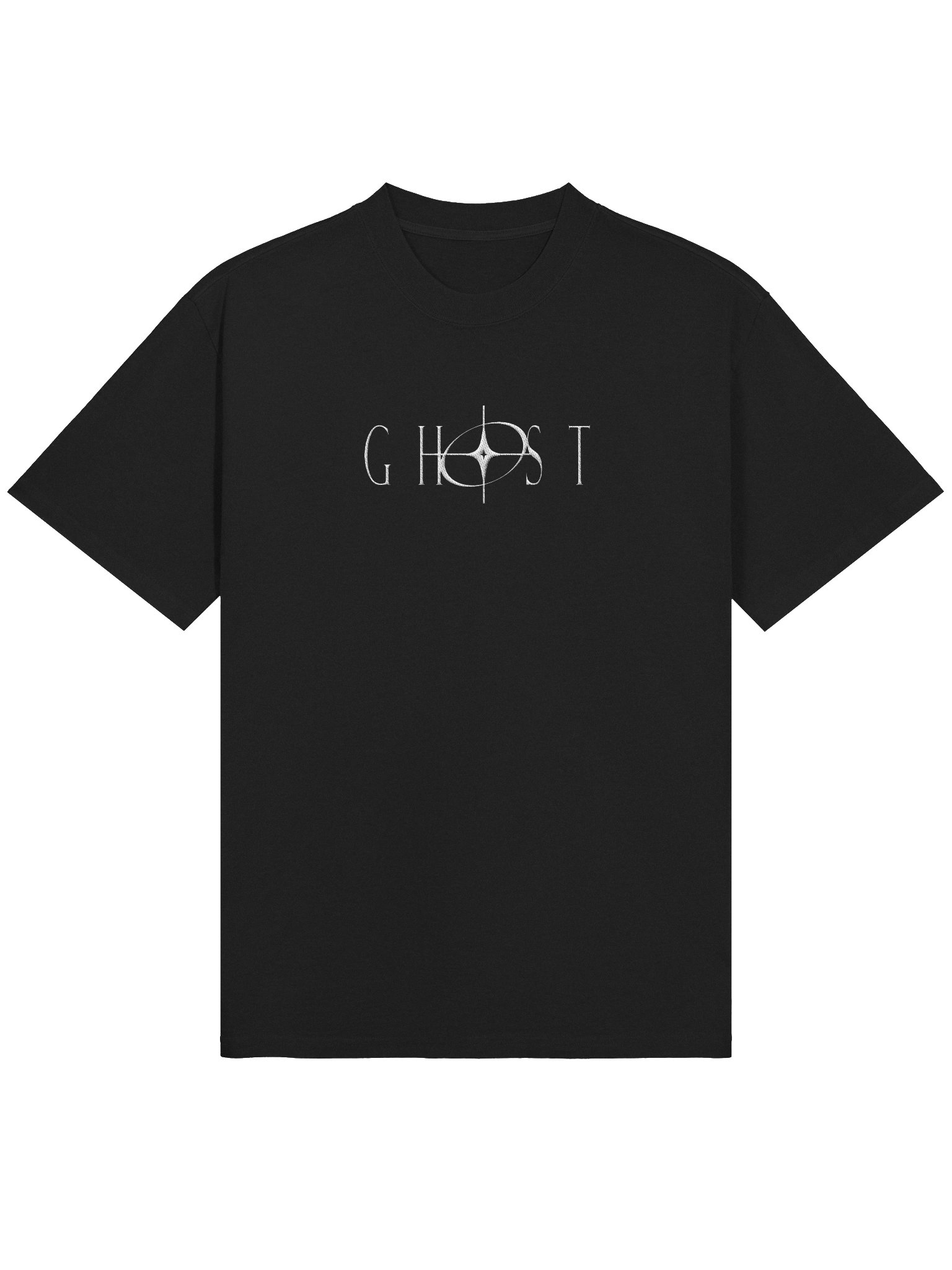 Dark Orbit Oversized Black T-Shirt product image (1)