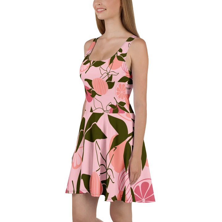 Citrus Grove Delight Skater Dress product image (1)