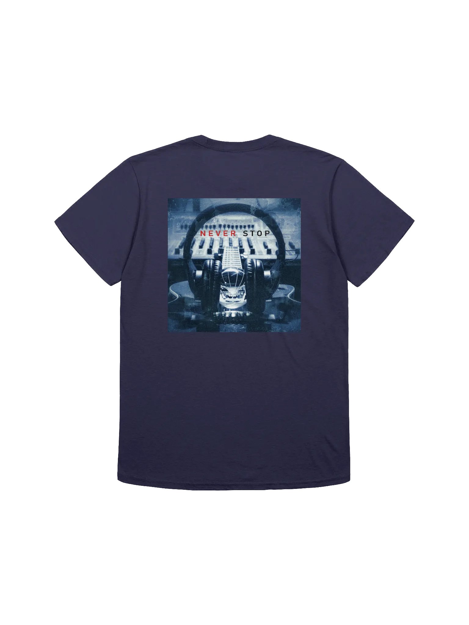 T Shirt - Never Stop HEADPHONES product image (2)
