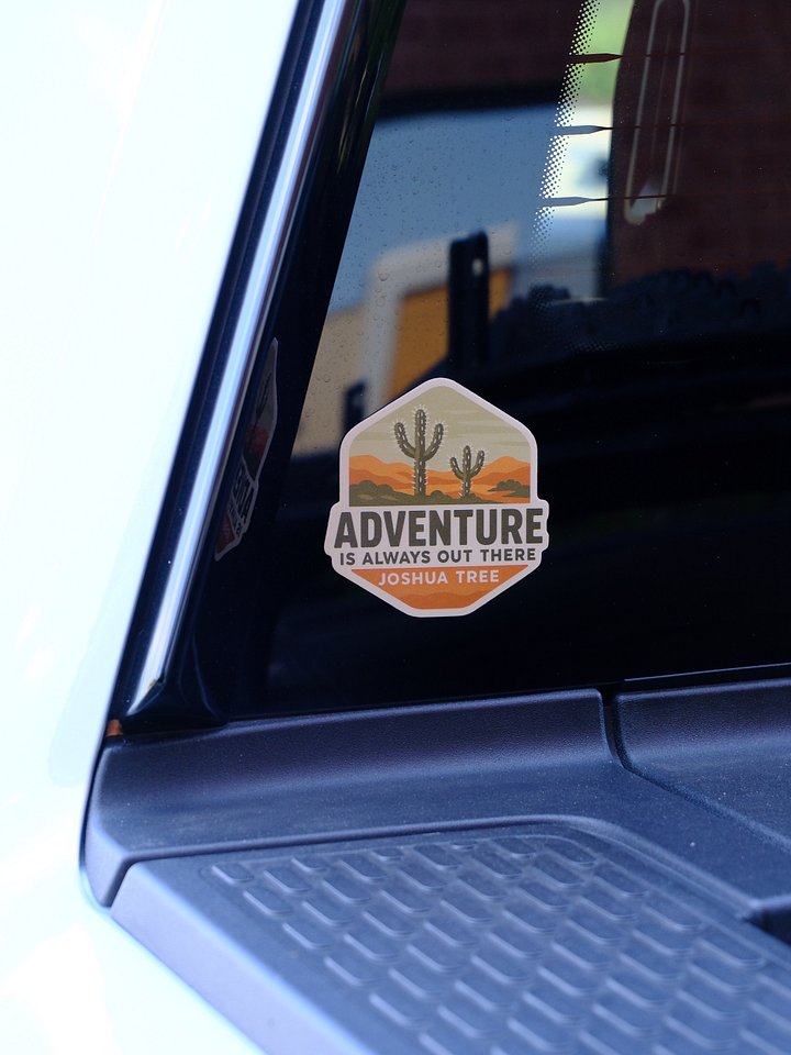 Adventure Sticker Joshua Tree Desert Cactus product image (2)