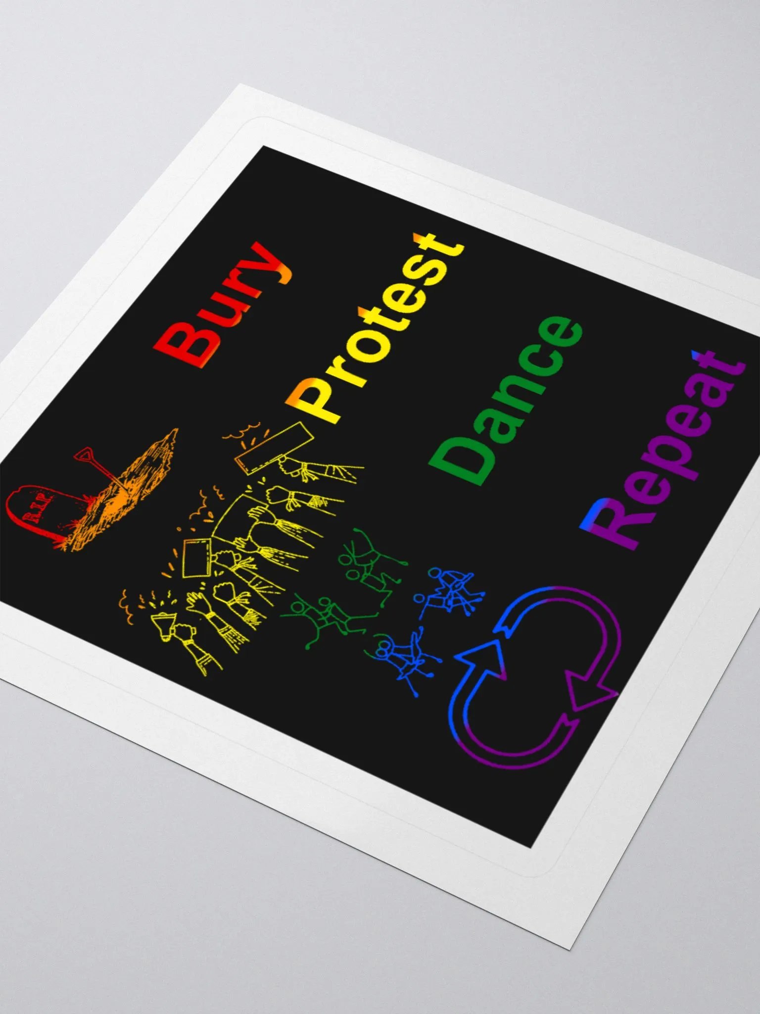 BPDR Sticker (Rainbow) product image (3)