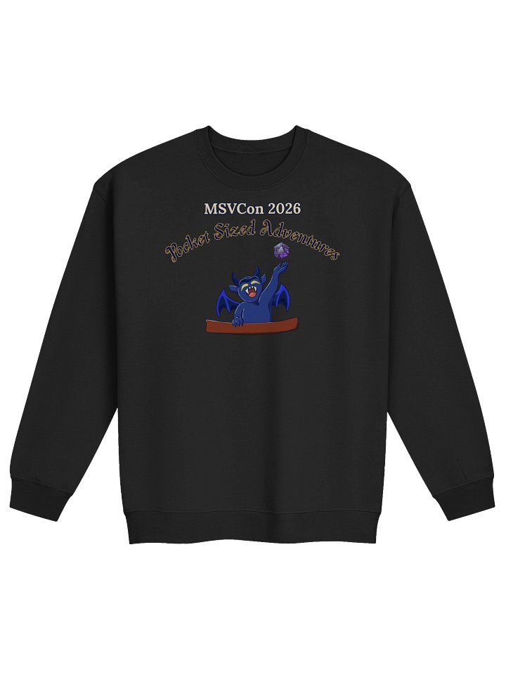 MSVCon 2026: Pocket Sized Adventures Crewneck Sweatshirt product image (1)
