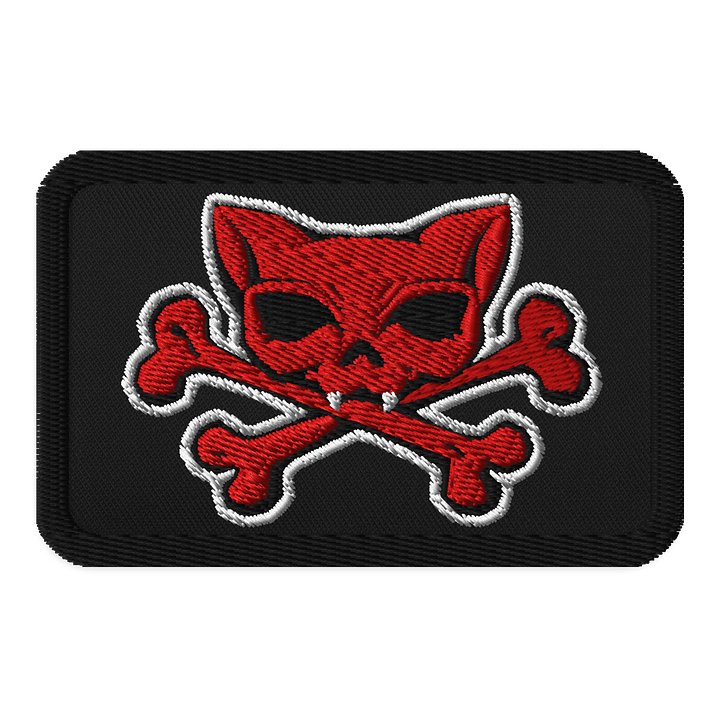 Red Kat Skull Patch product image (1)
