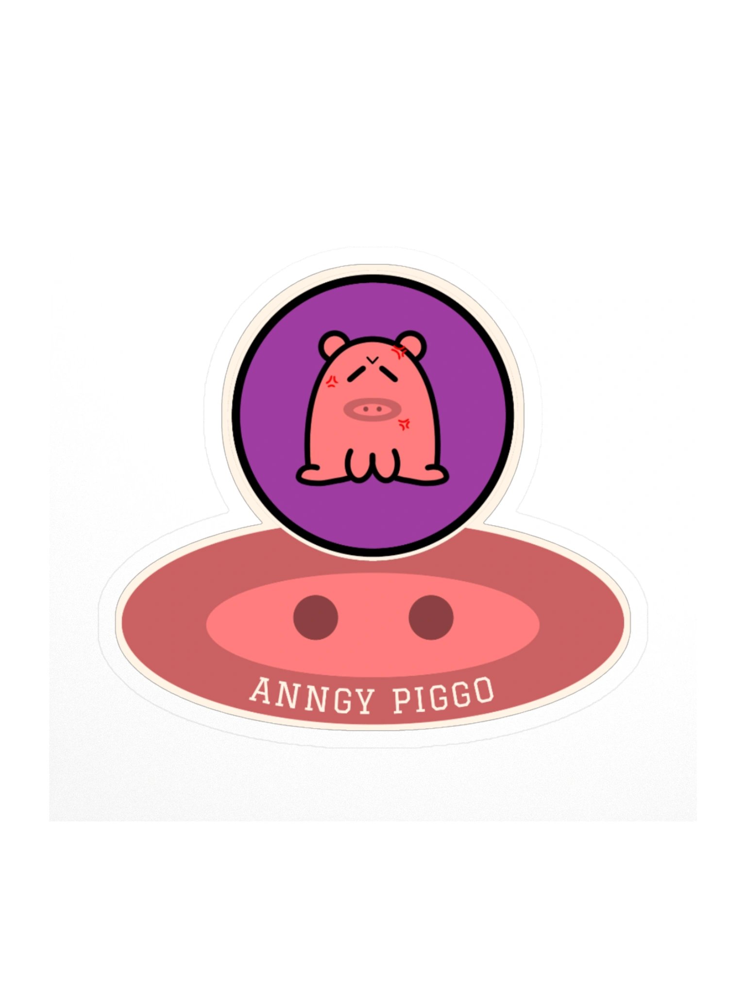 Anngy Piggo Snout Sticker product image (3)