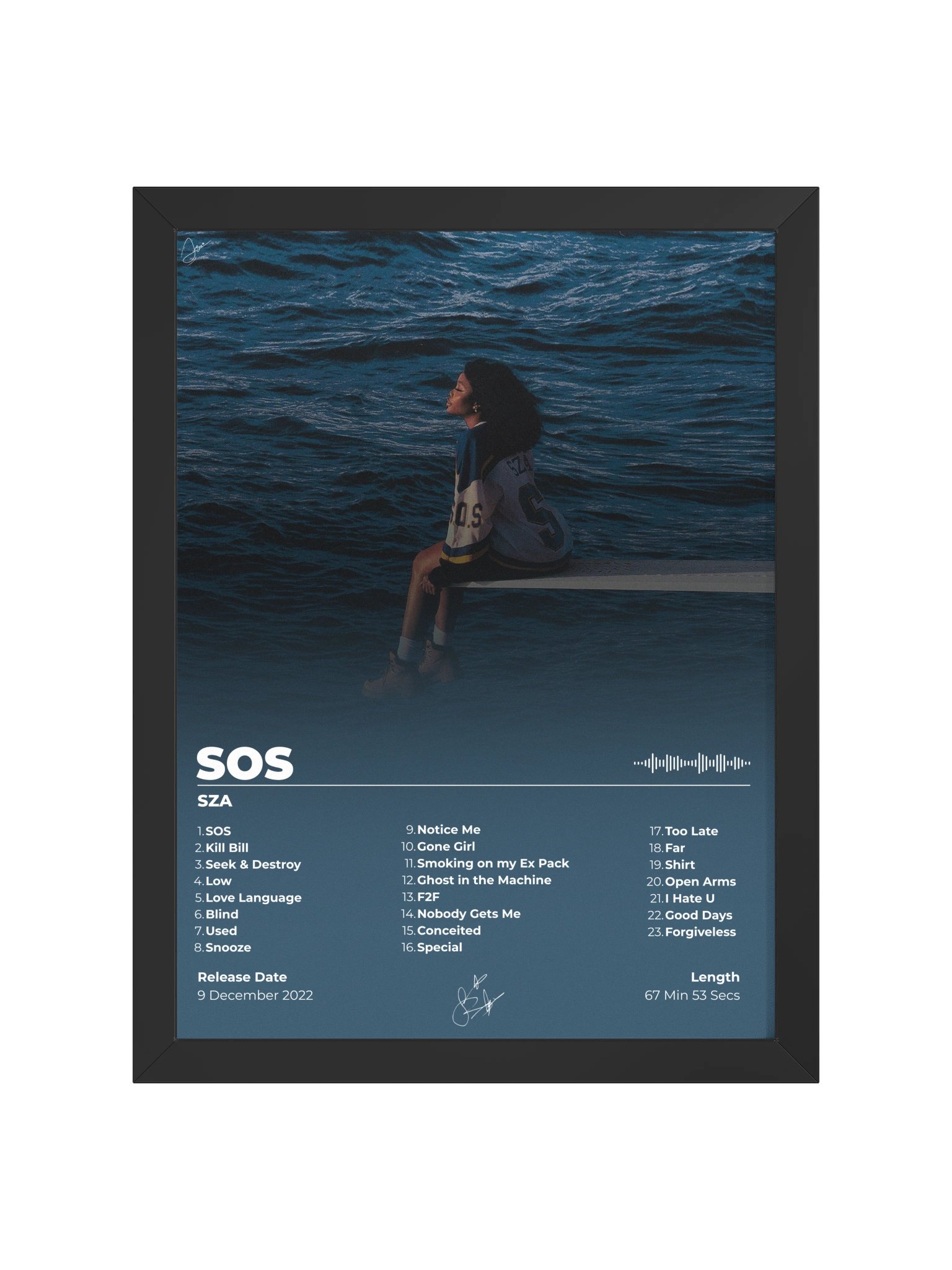 SOS SZA Framed Poster product image (1)