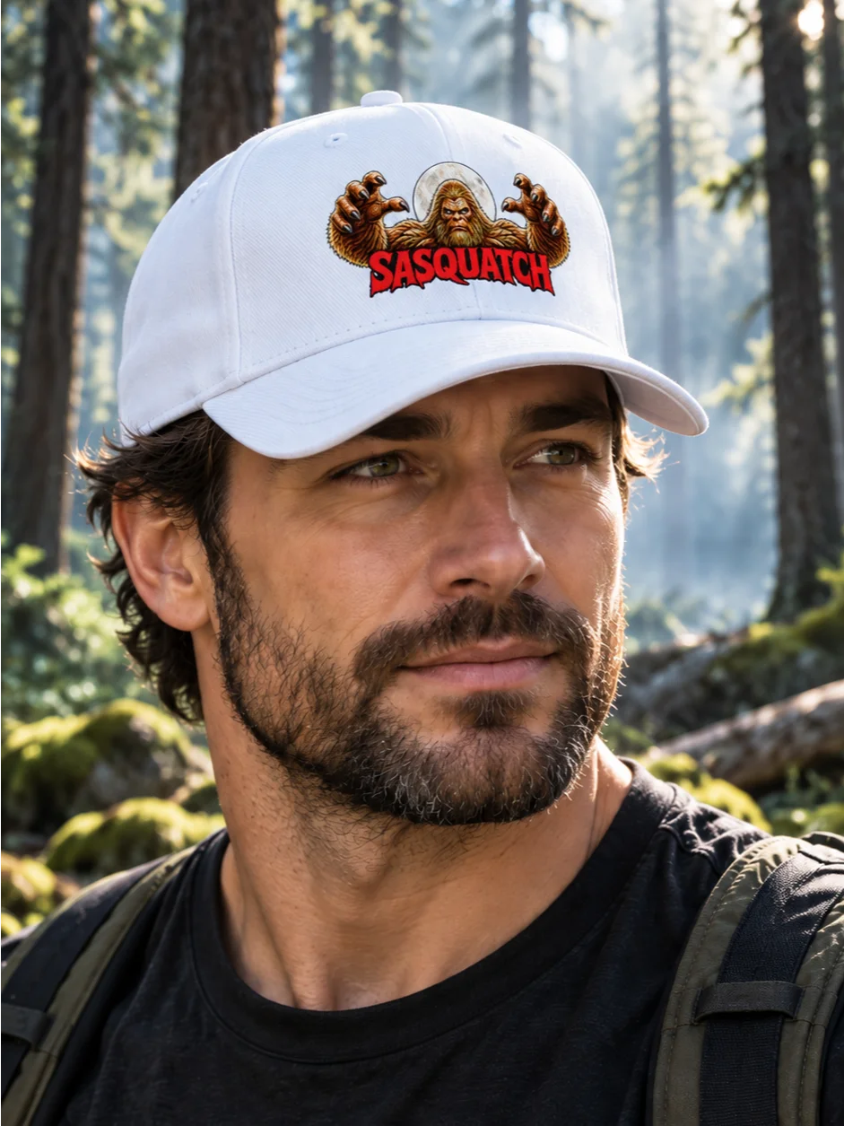 Sasquatch Cap — Forest Legend - White product image (2)