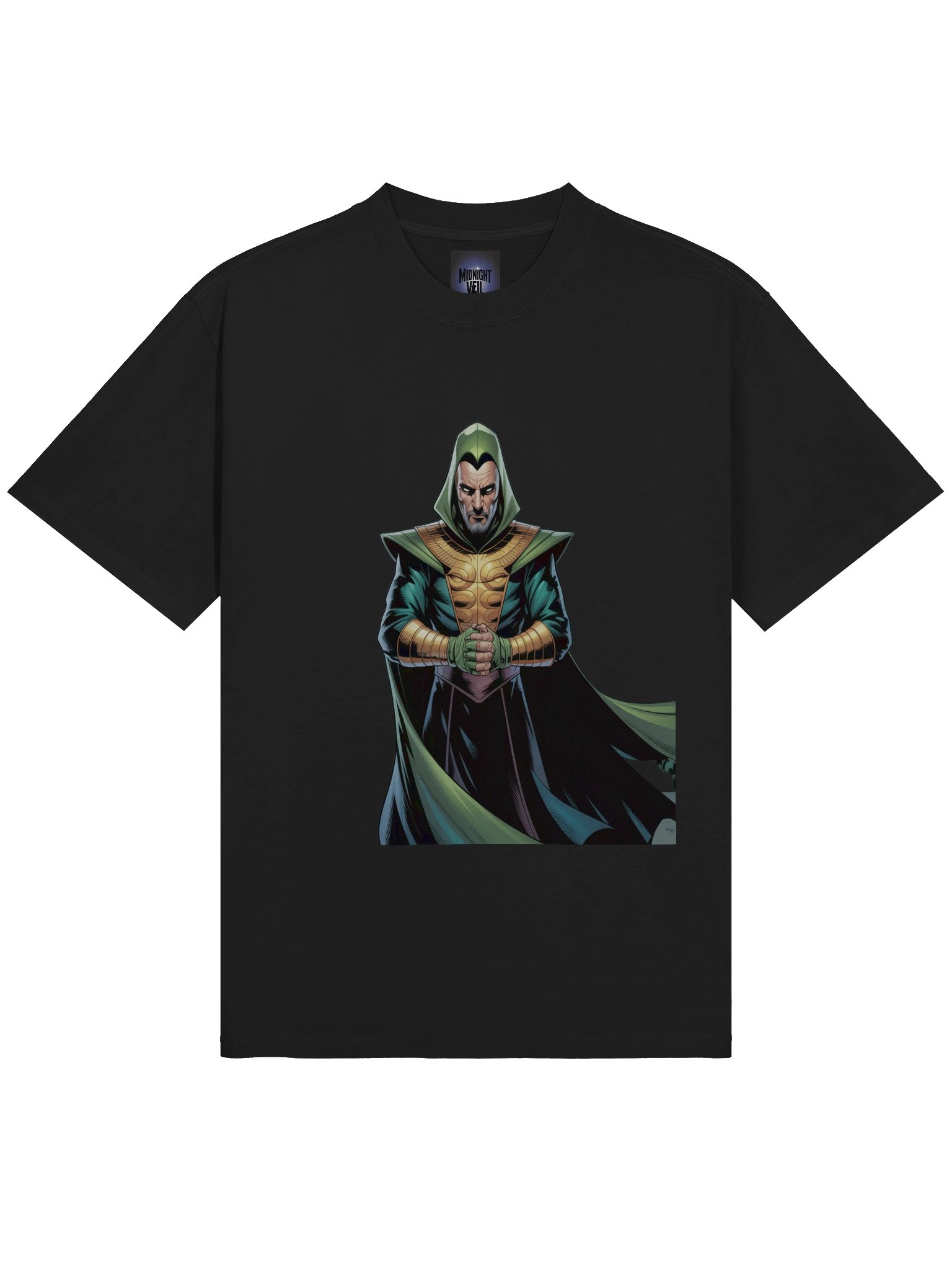 Demon's Dominion: Ra’s Al Ghul Inspired Oversized Faded T-Shirt product image (5)