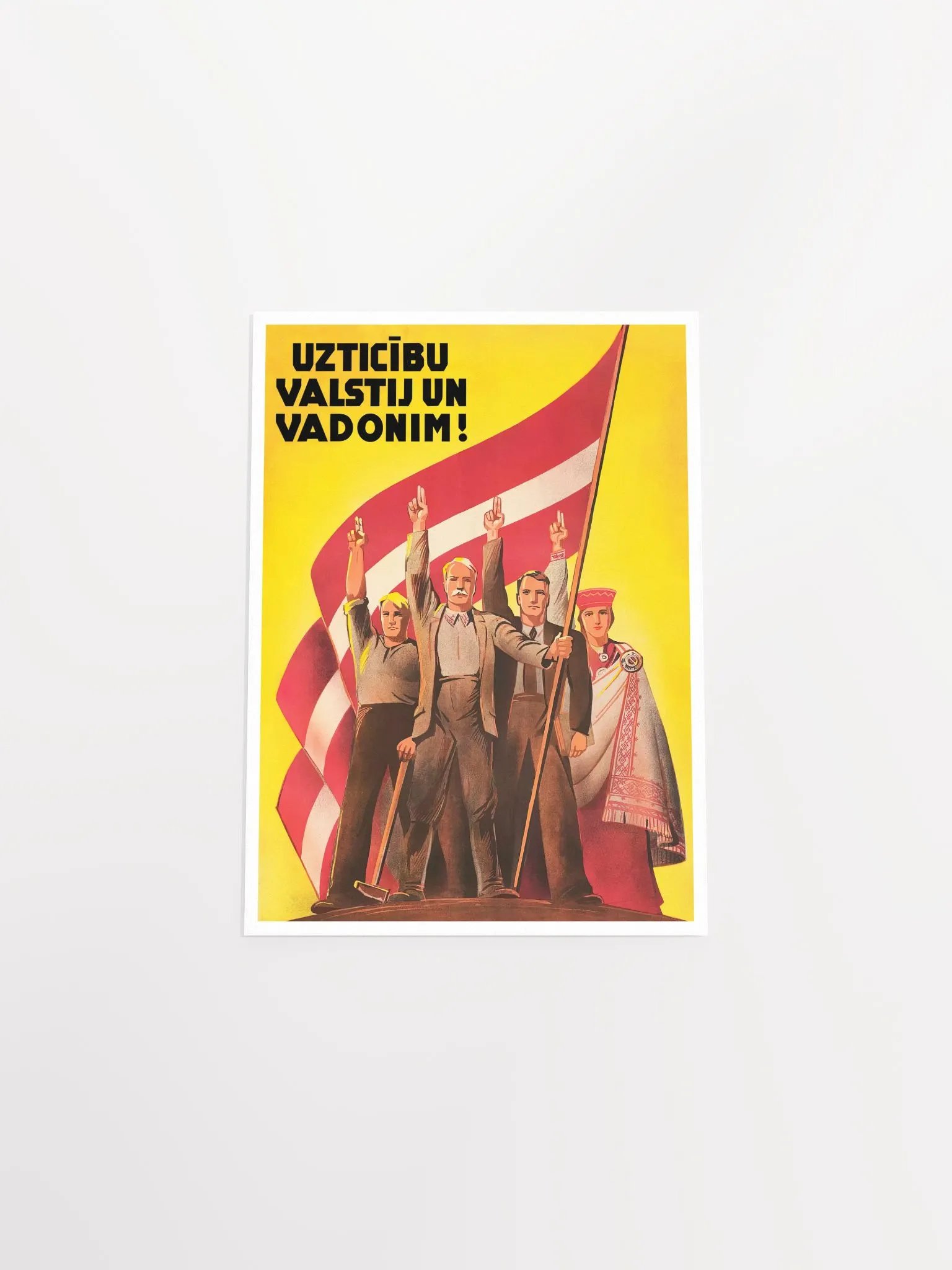 Latvia retro poster, 1938 — retro vintage travel poster, retro travel art, retro travel wall art product image (9)