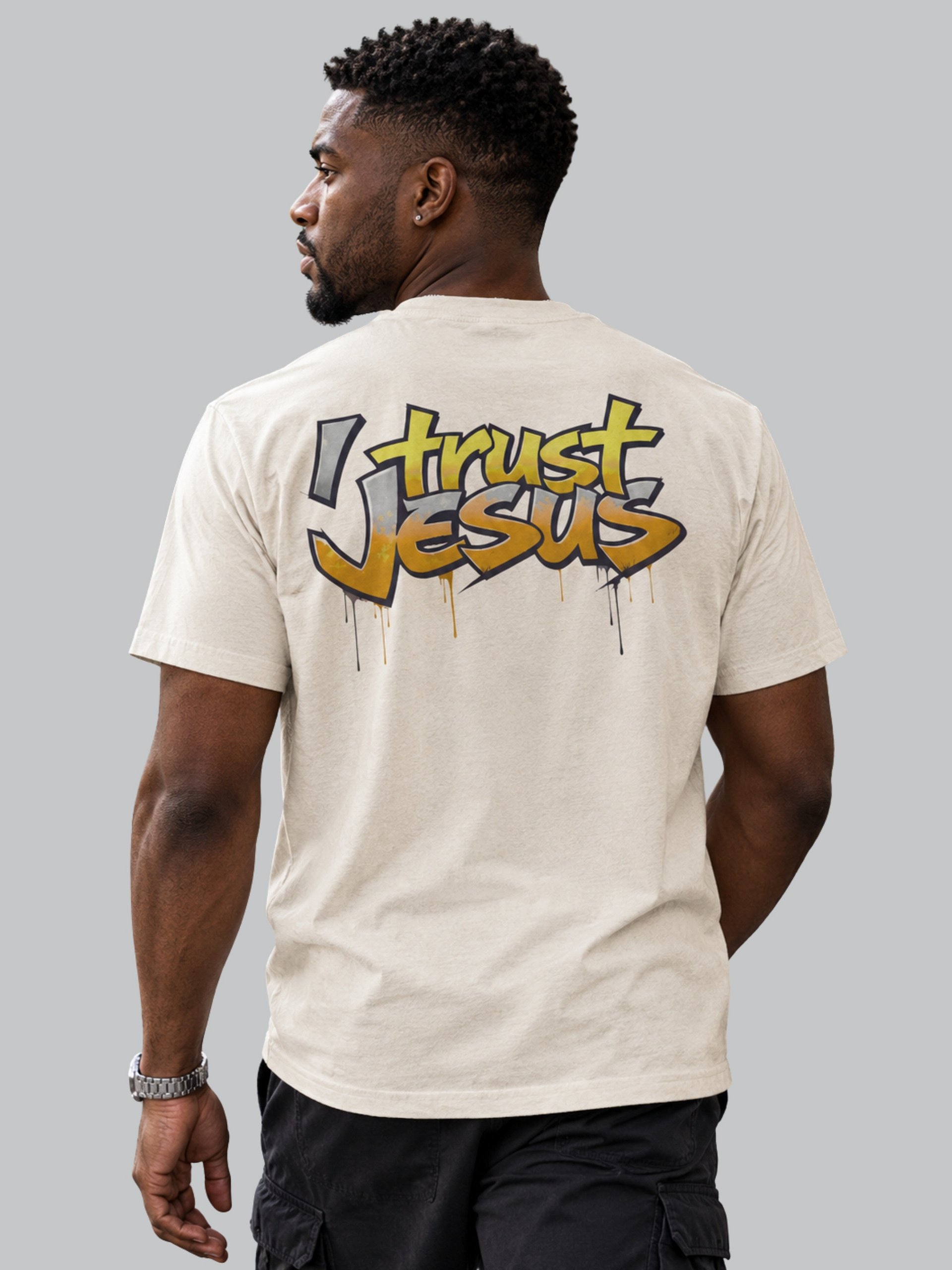 I Trust Jesus Faith Streetwear T-shirt product image (1)