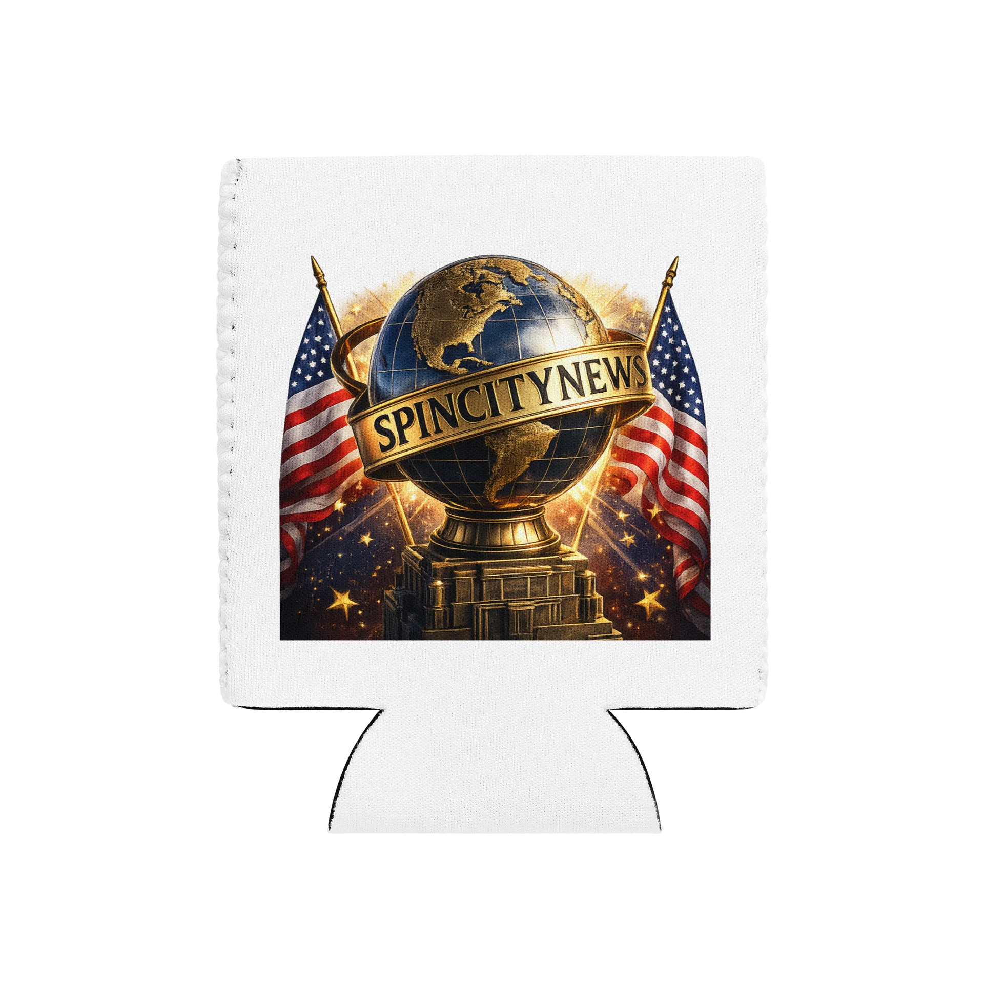 Spin City News Globe Can Cooler product image (1)