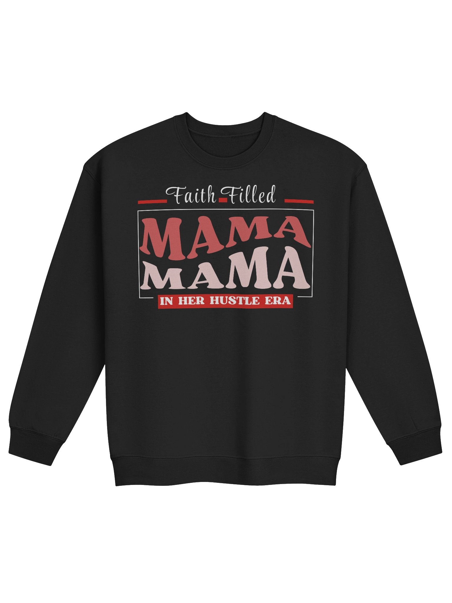 Faith filled Mom In Her Hustle Era | Christian Gildan Sweatshirt | Mom Gift for believers product image (2)