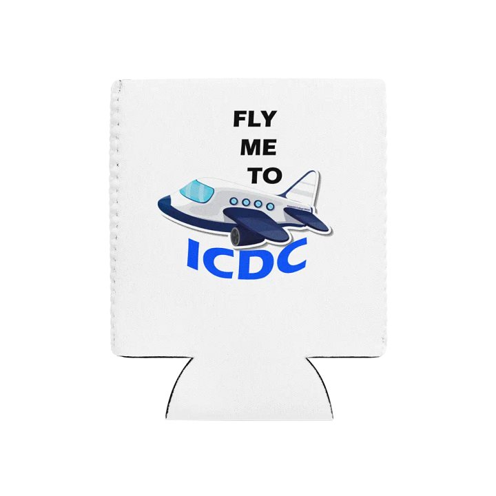 Fly me to ICDC Coozie product image (1)