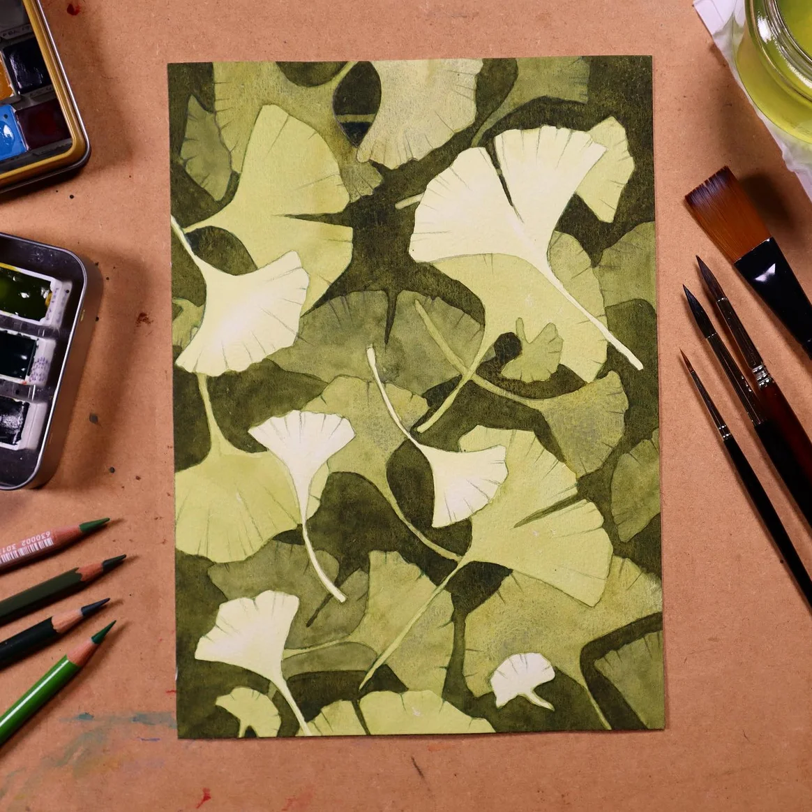 original artwork : ginkgo biloba product image (1)