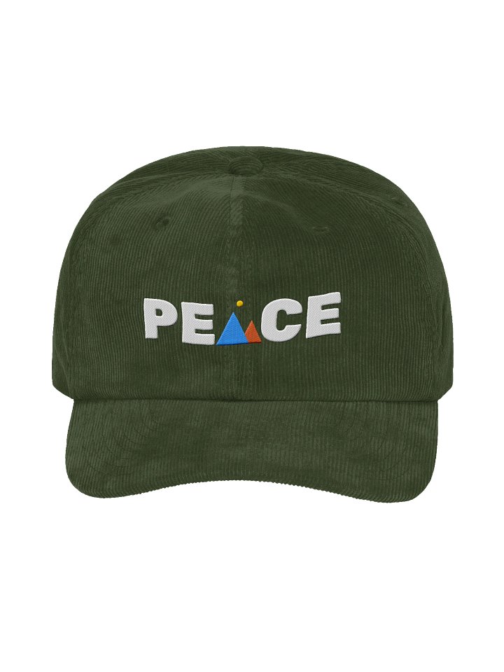 Peace Corduroy Dad Hat product image (1)