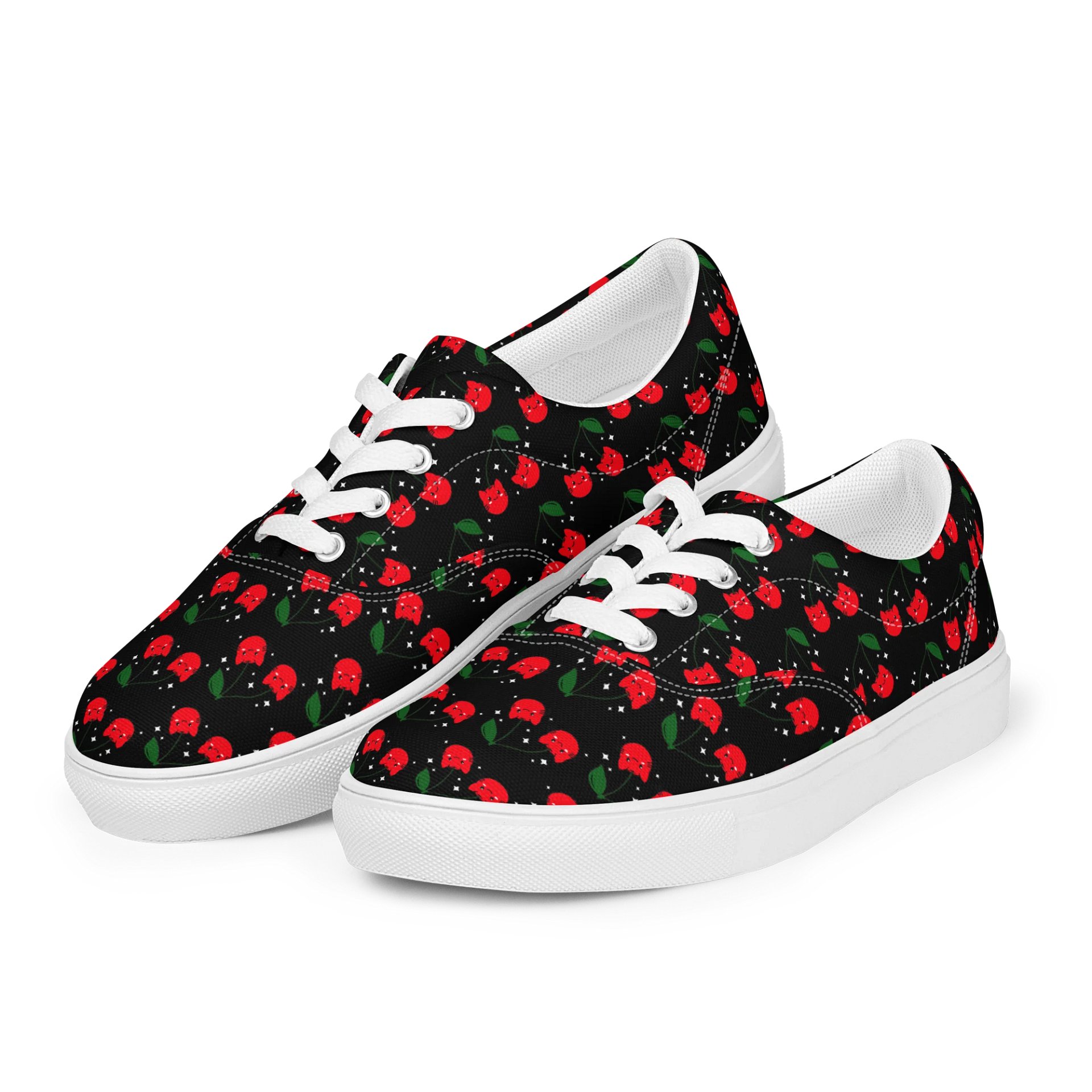 Cherry Cats Canvas Shoes product image (3)