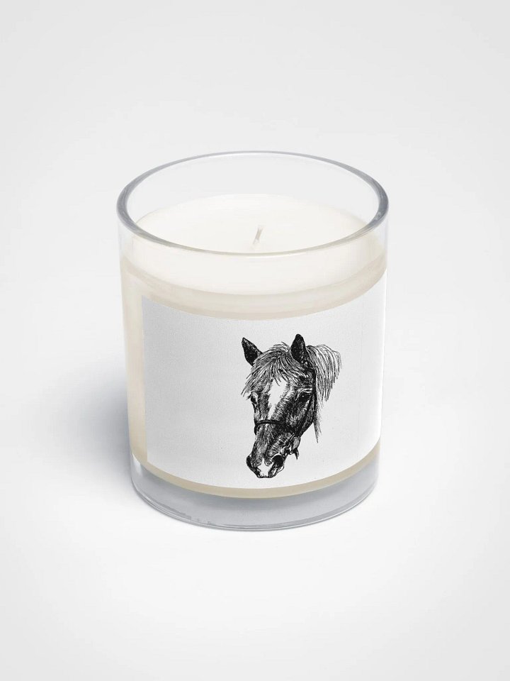 'Flossy' horse candle product image (2)