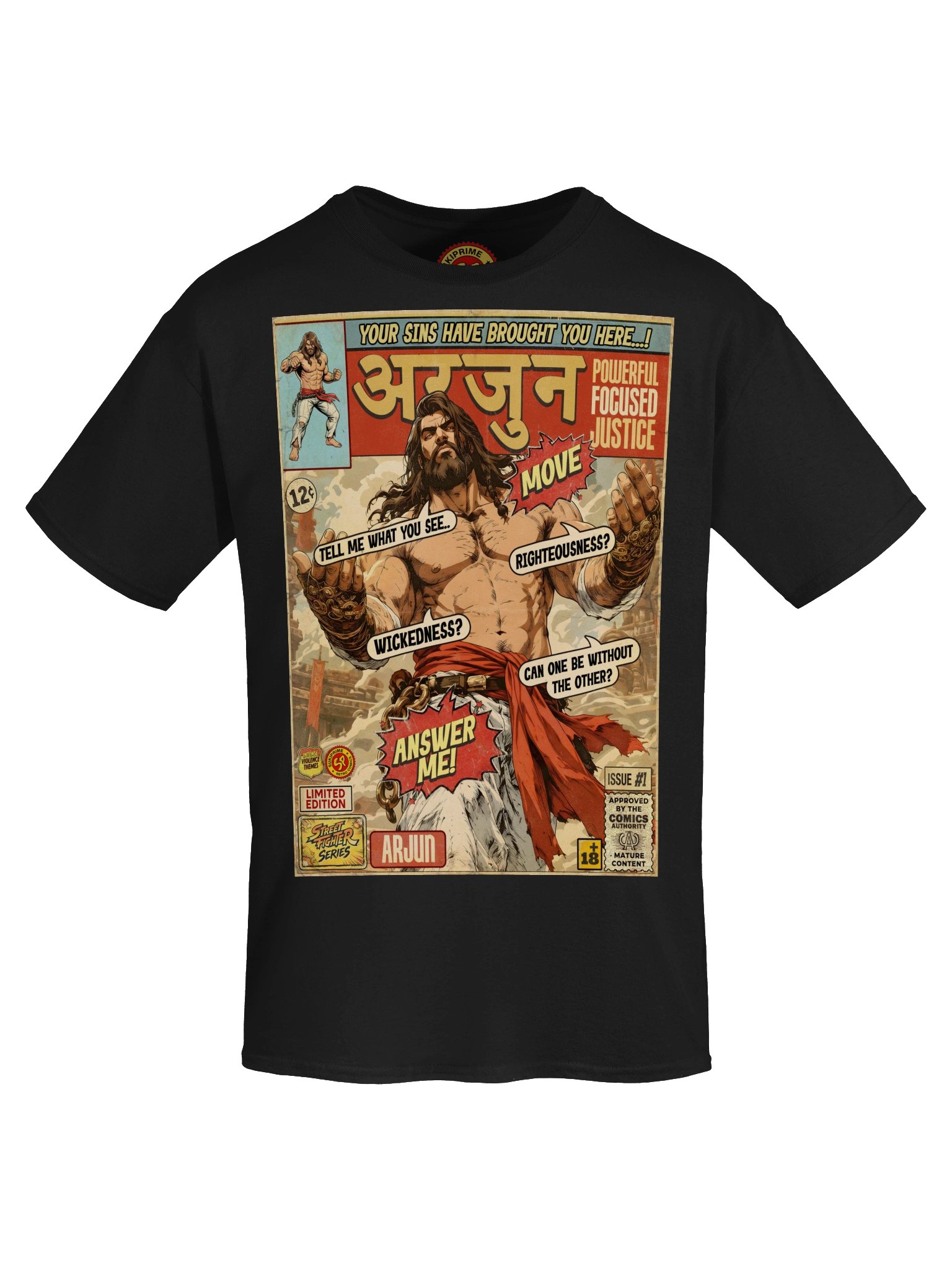 Arjun Comic Art Gaming T-Shirt product image (5)