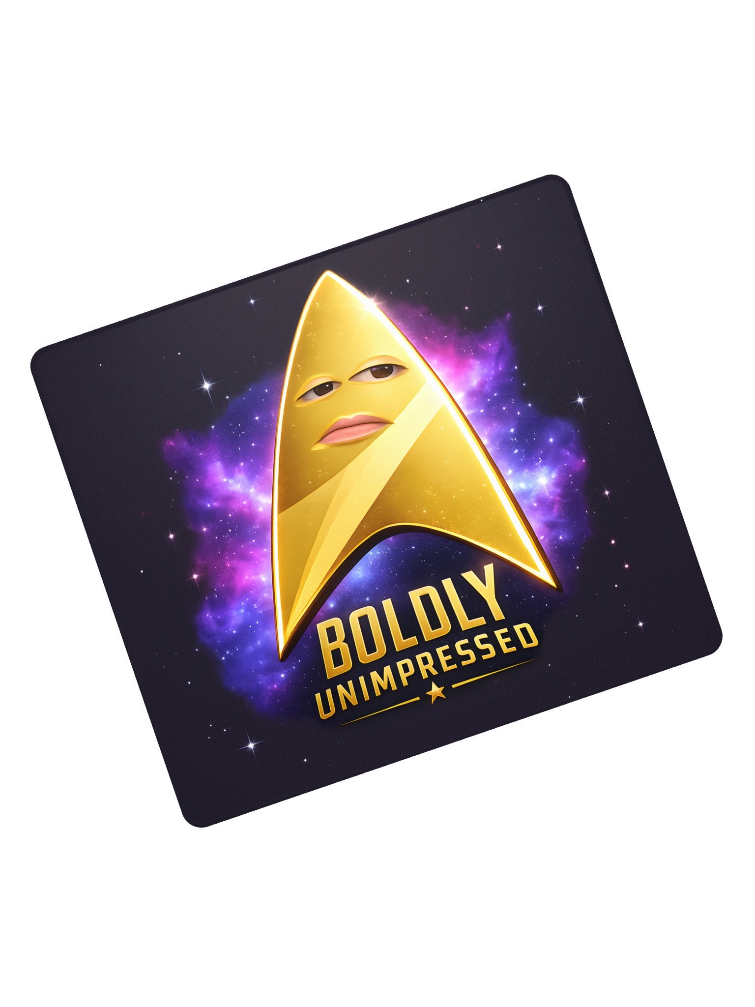 Badgey’s Boldly Unimpressed Gaming Mat product image (5)