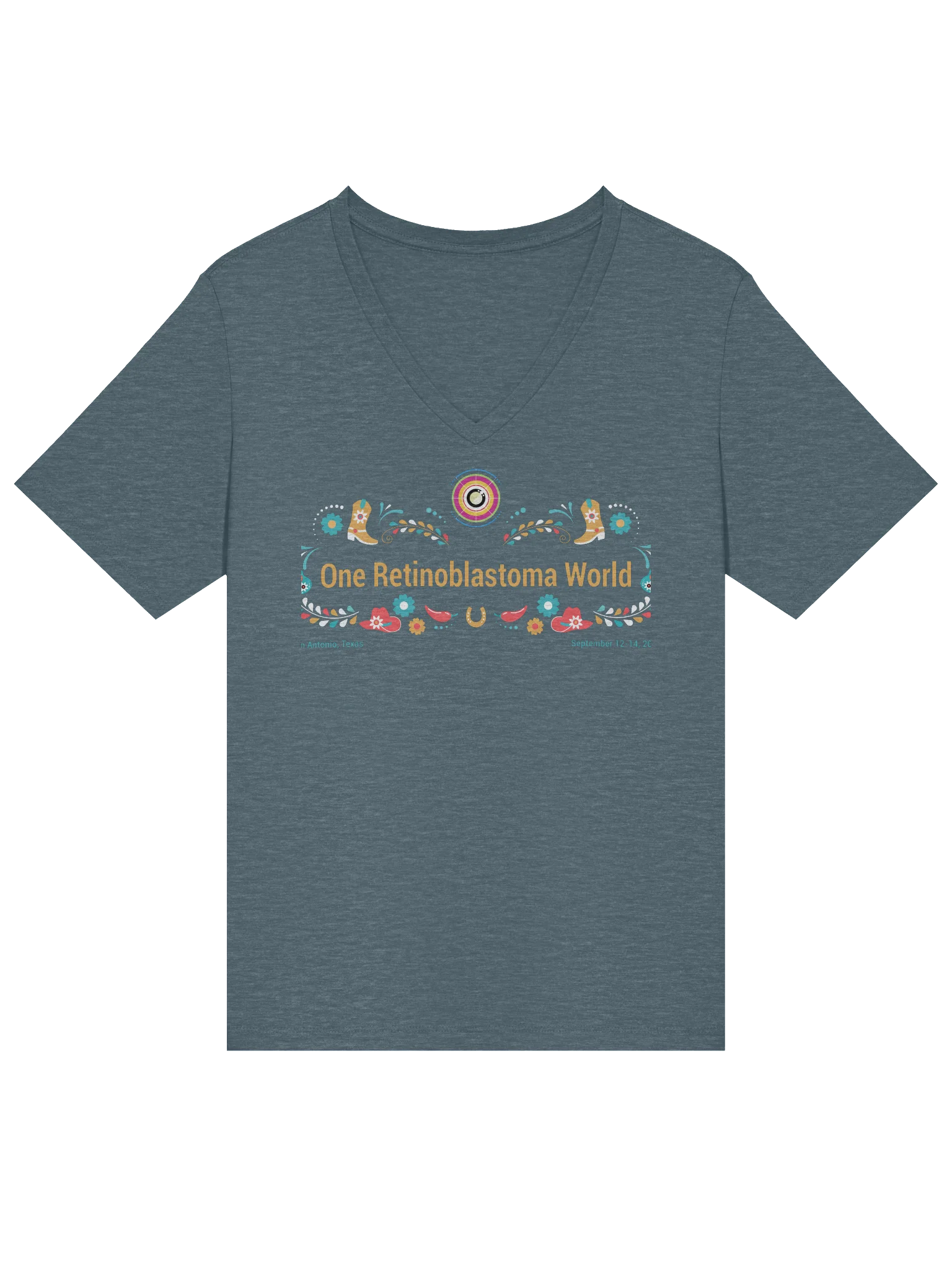 One Rb World 2026 Fiesta Design - Women's V-Neck Shirt product image (3)