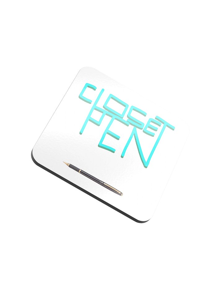Closet Pen Logo Coaster product image (2)