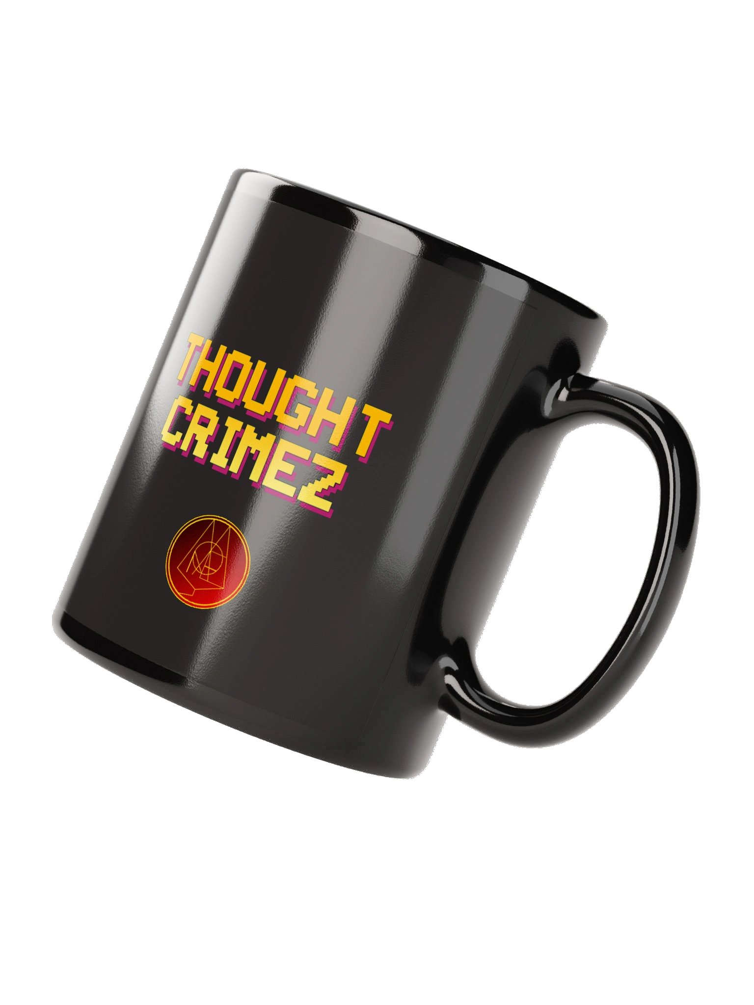 Thought Crimez Black Glossy Mug product image (7)