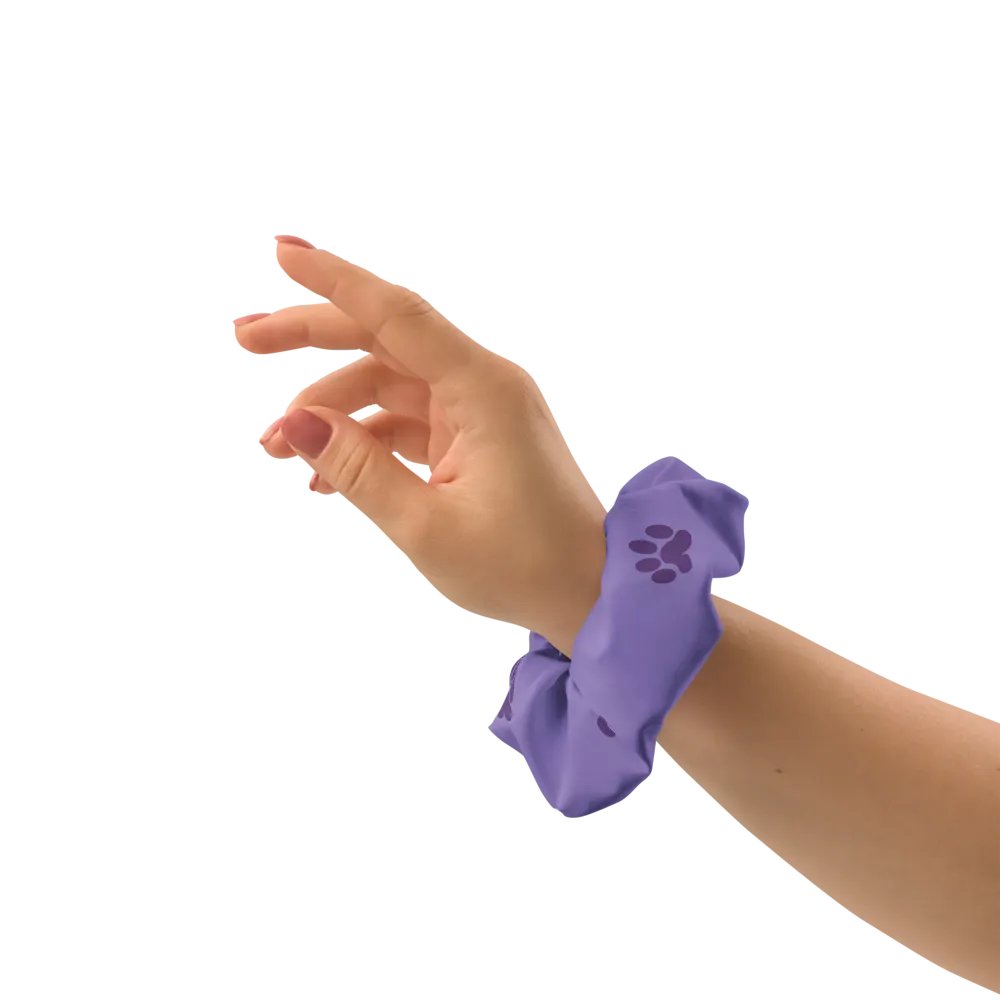 Paw Print Scrunchie product image (3)