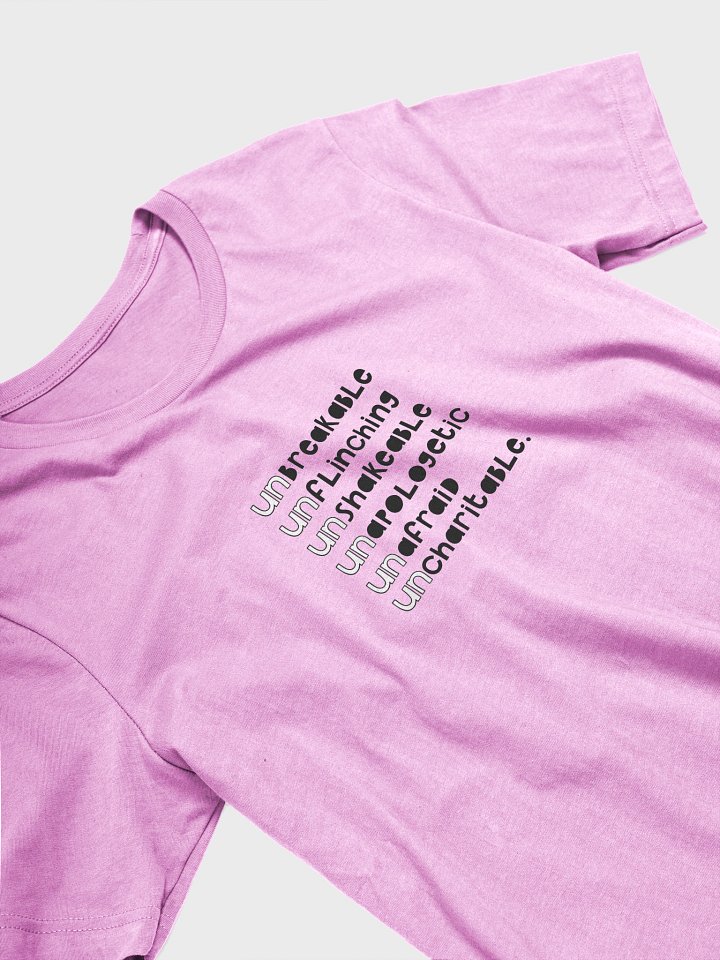 Be Uncharitable T-Shirt (light colours) product image (2)