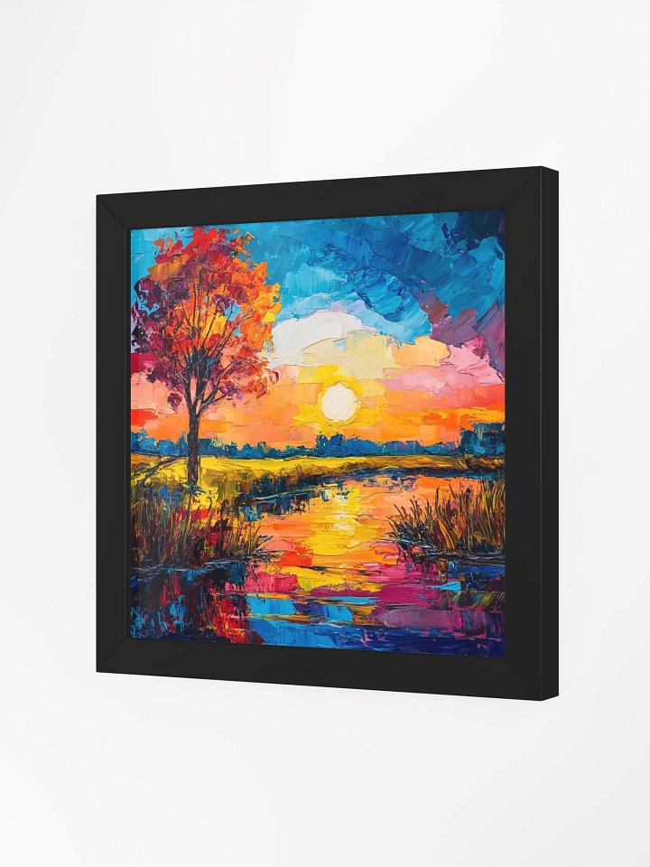 Colorful Tree Along The River Acrylic Wall Art product image (16)