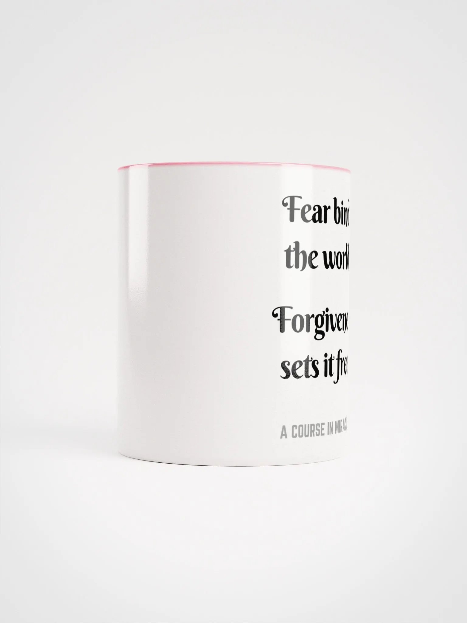 Forgiveness sets world free - ACIM Inspirational Mug product image (55)
