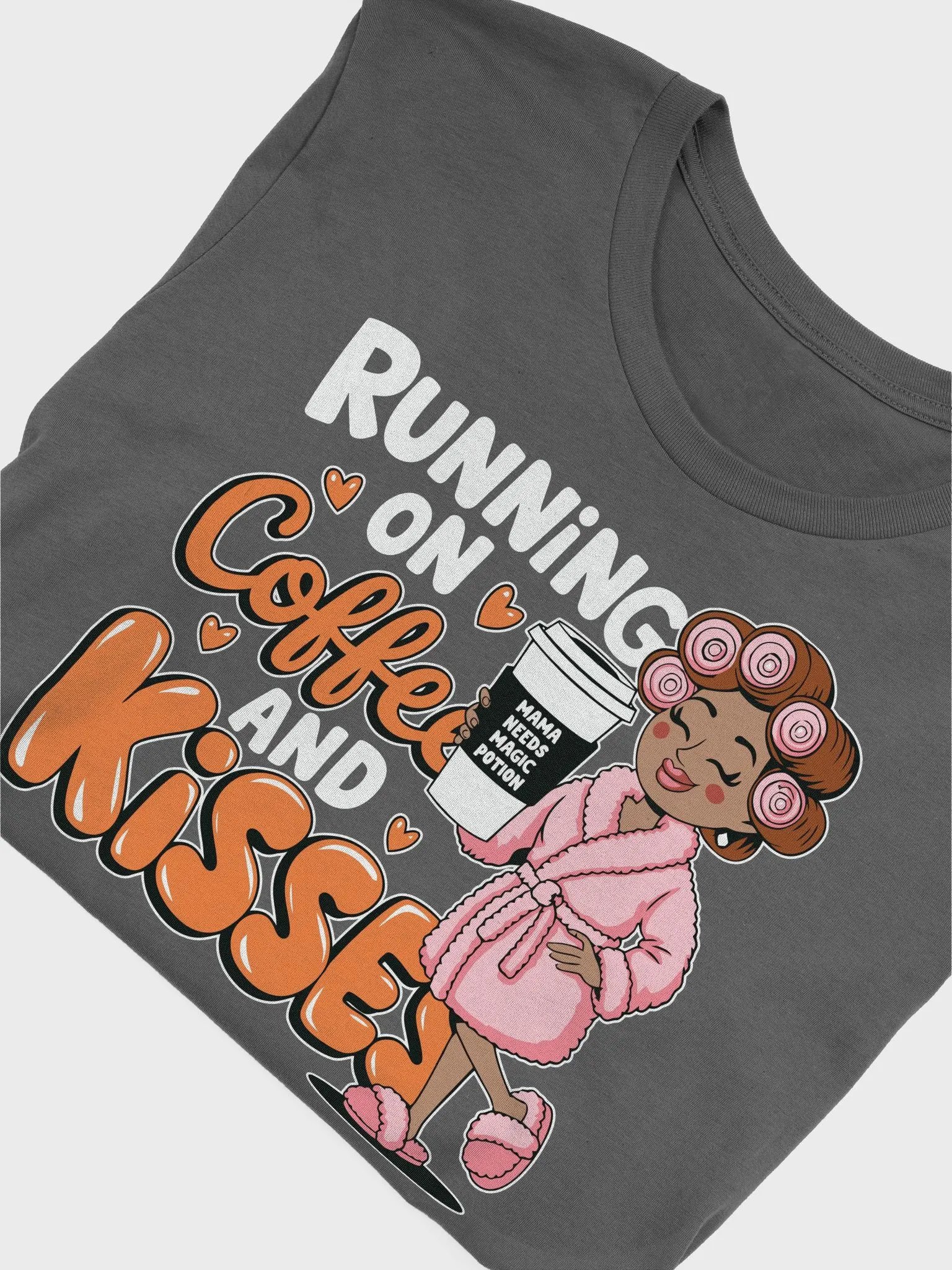 Running on Coffee and Kisses T-Shirt product image (1)