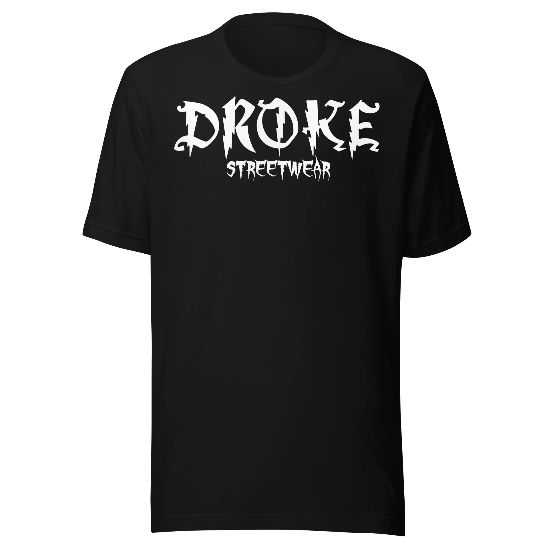 DROKE - Rock Lightning white T-shirt product image (1)