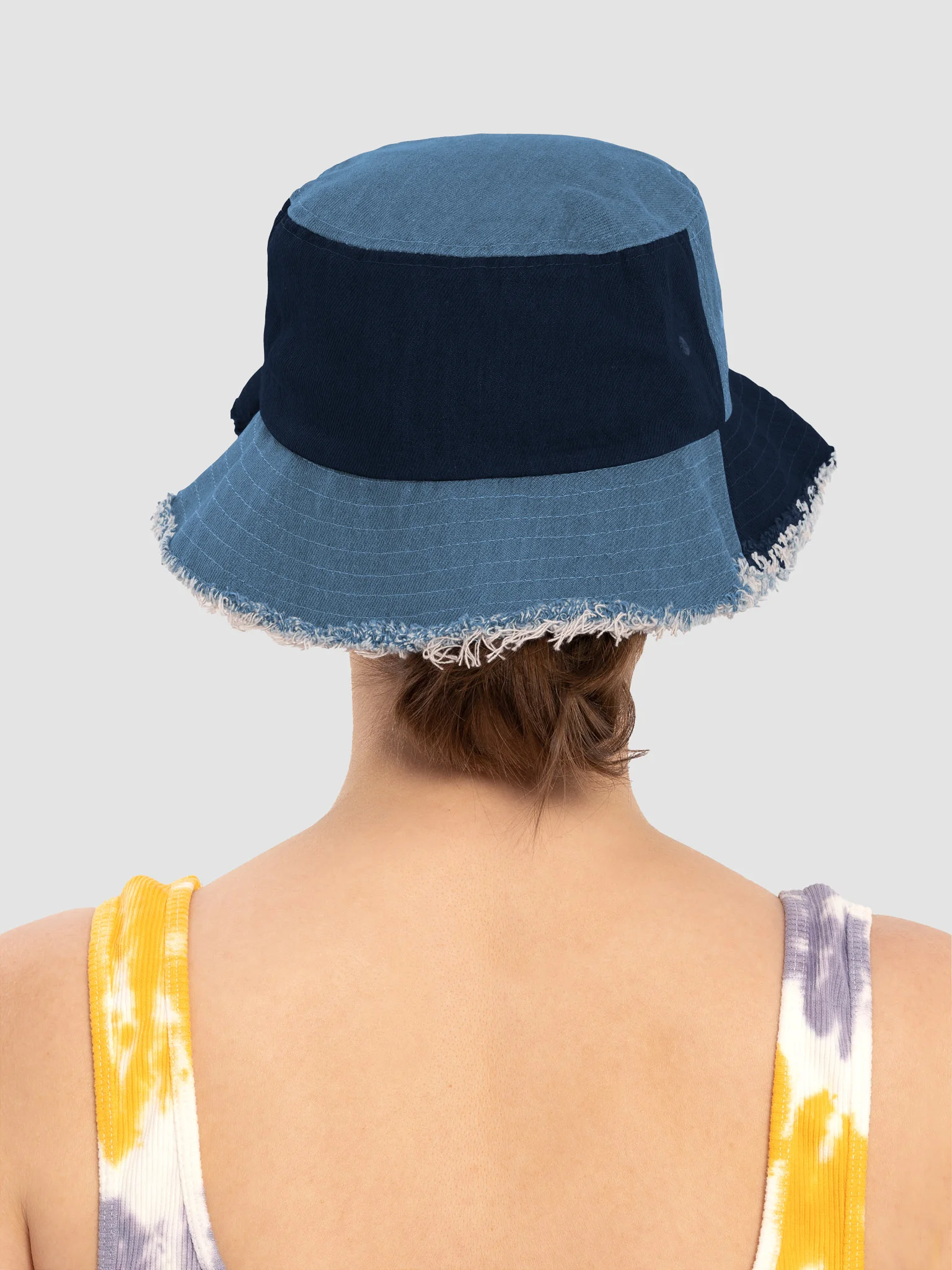 Palm Trees & Saltwater Denim Bucket Hat product image (10)