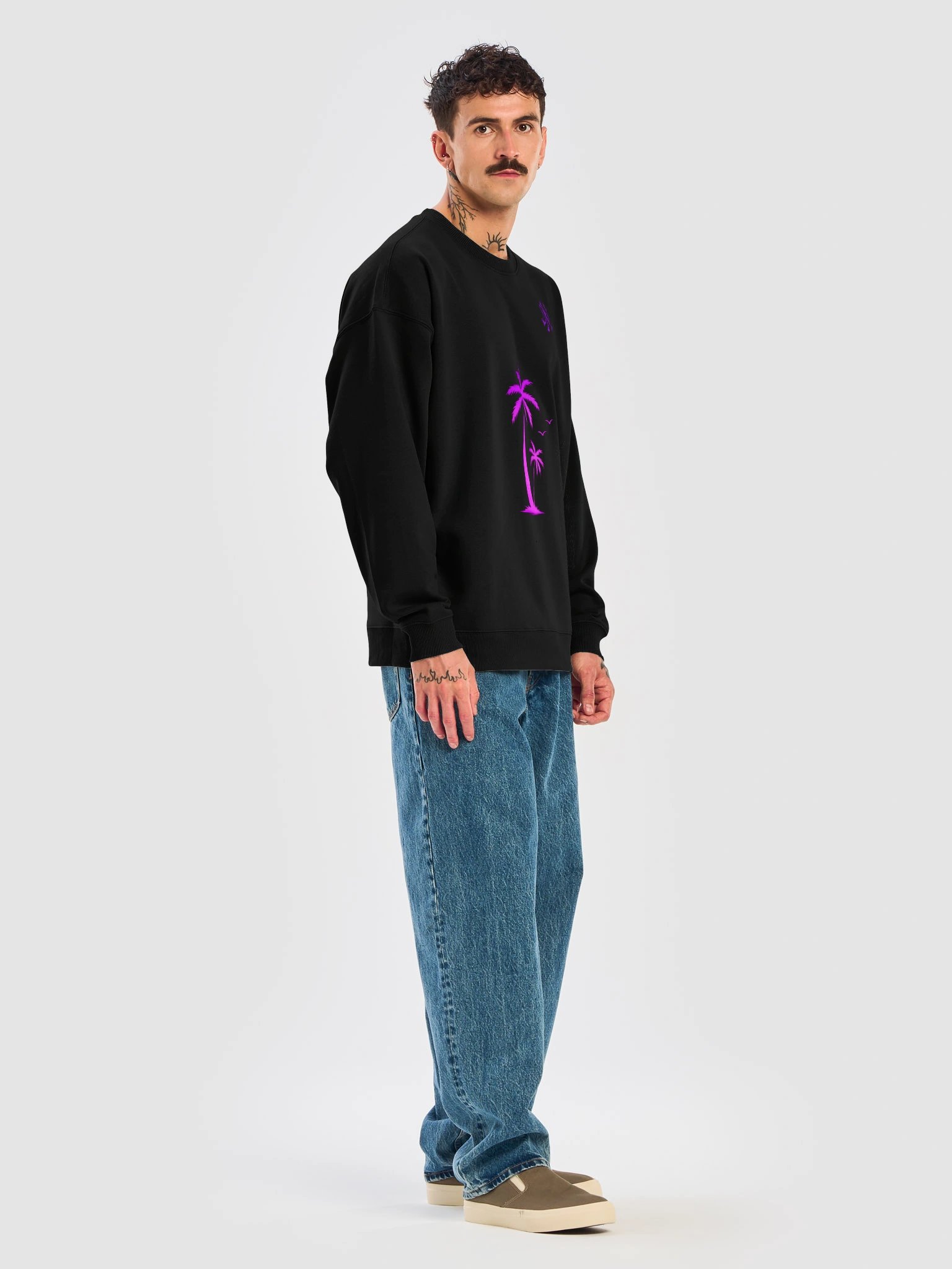 SM Neon Palms Signature Crewneck Sweatshirt product image (7)