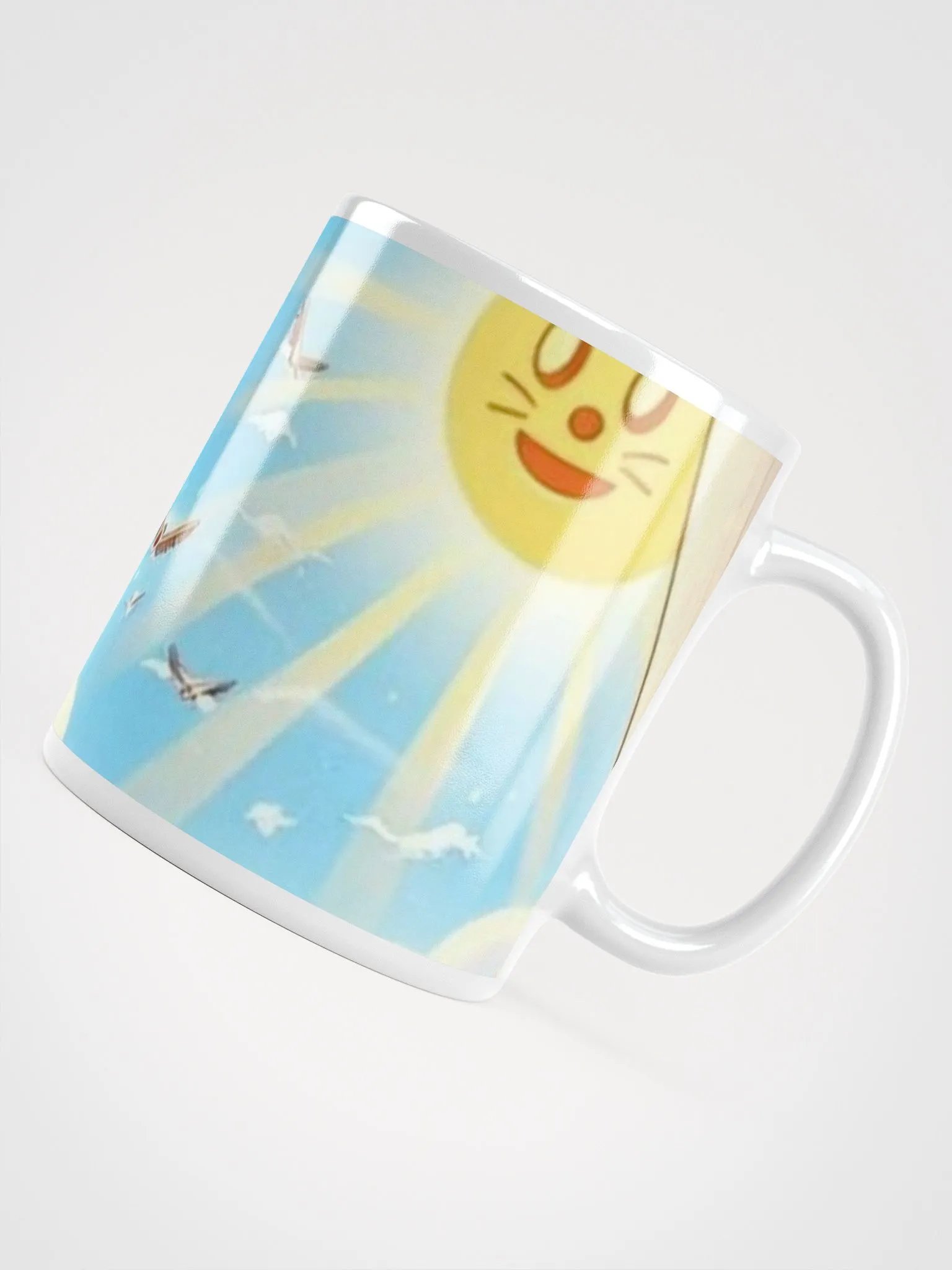 White Glossy Mug product image (5)