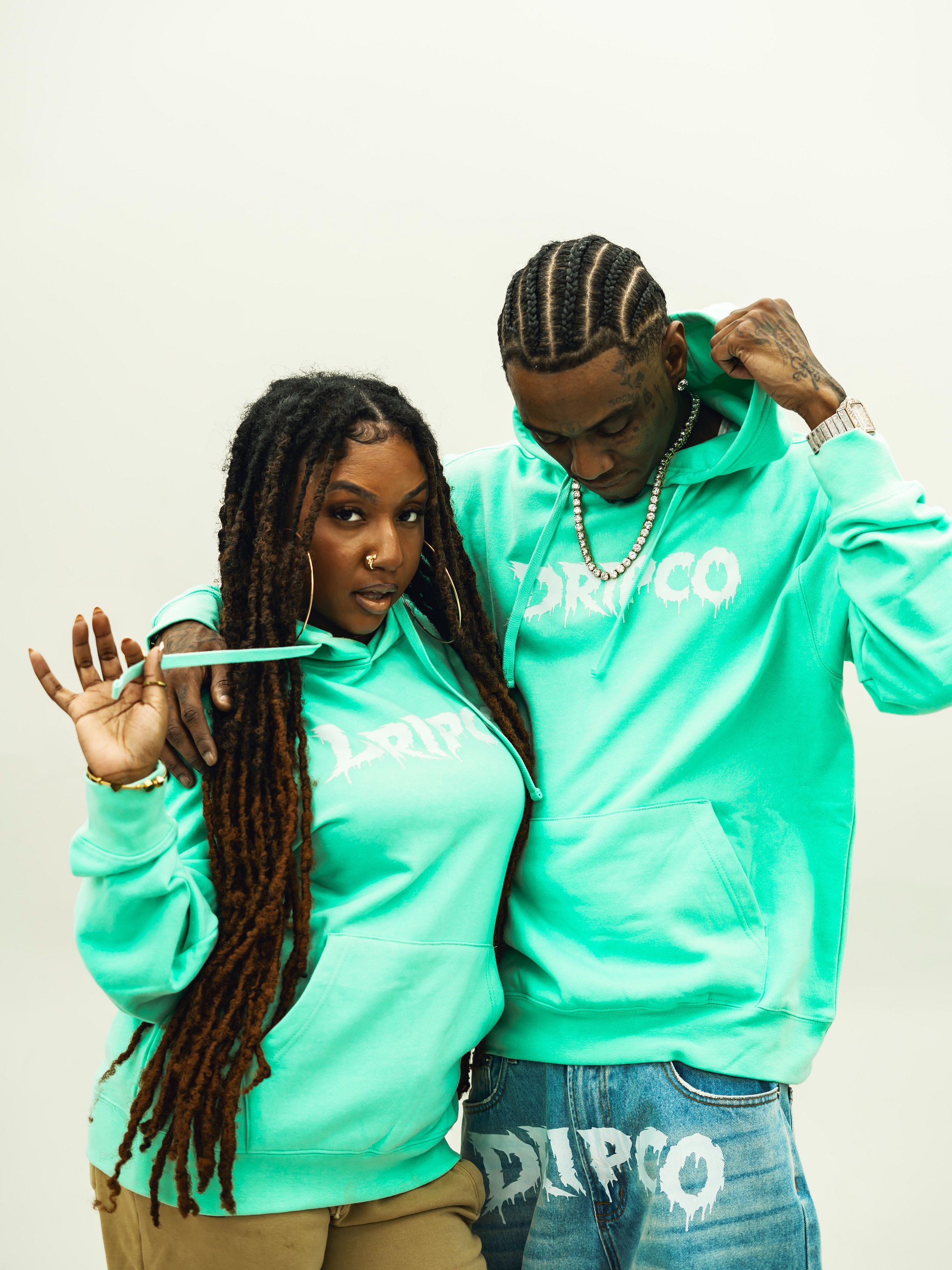 DRIPCO Mint Drip Hoodie product image (1)