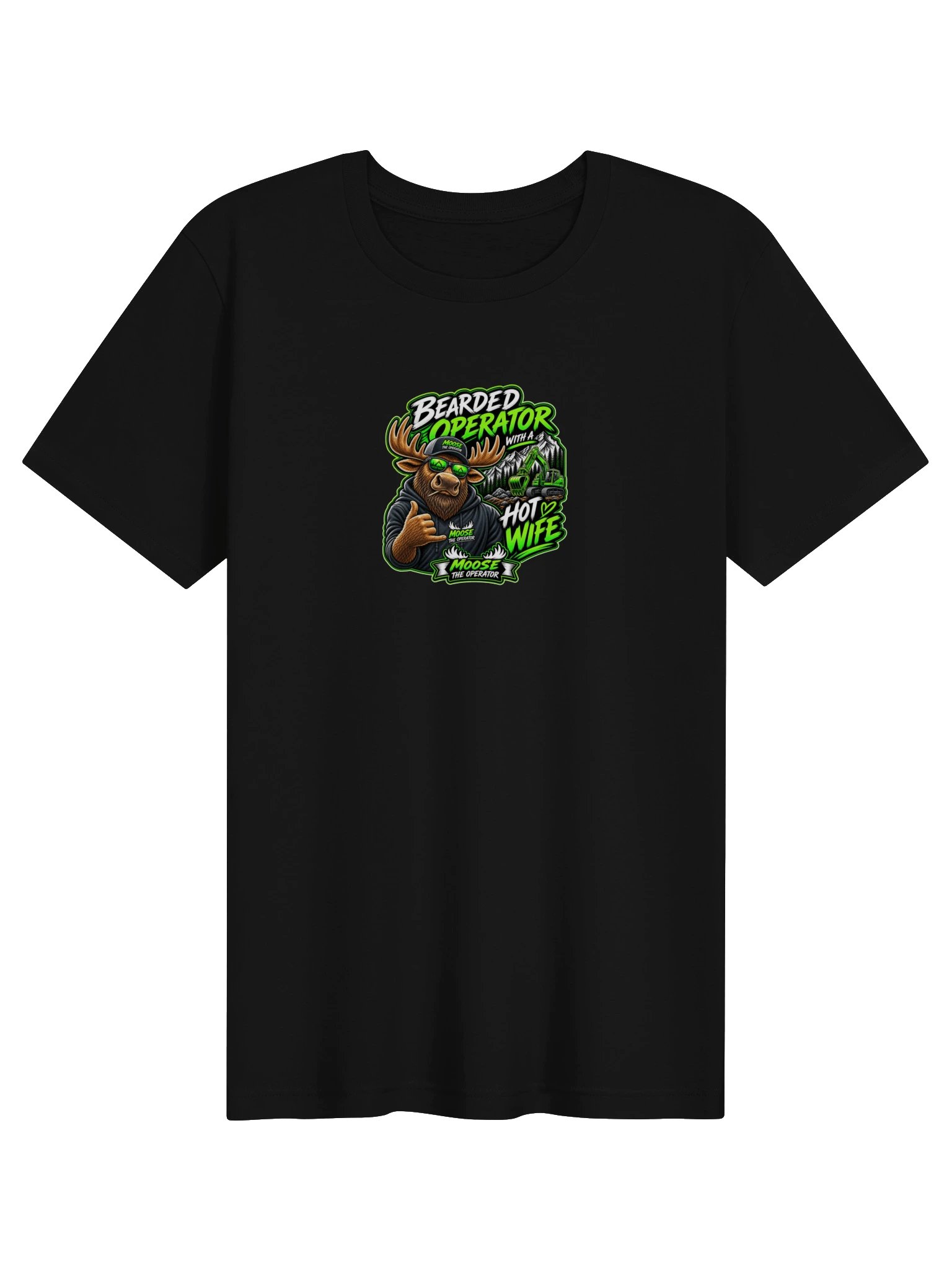 Bearded Operator Bella+Canvas T-Shirt product image (1)