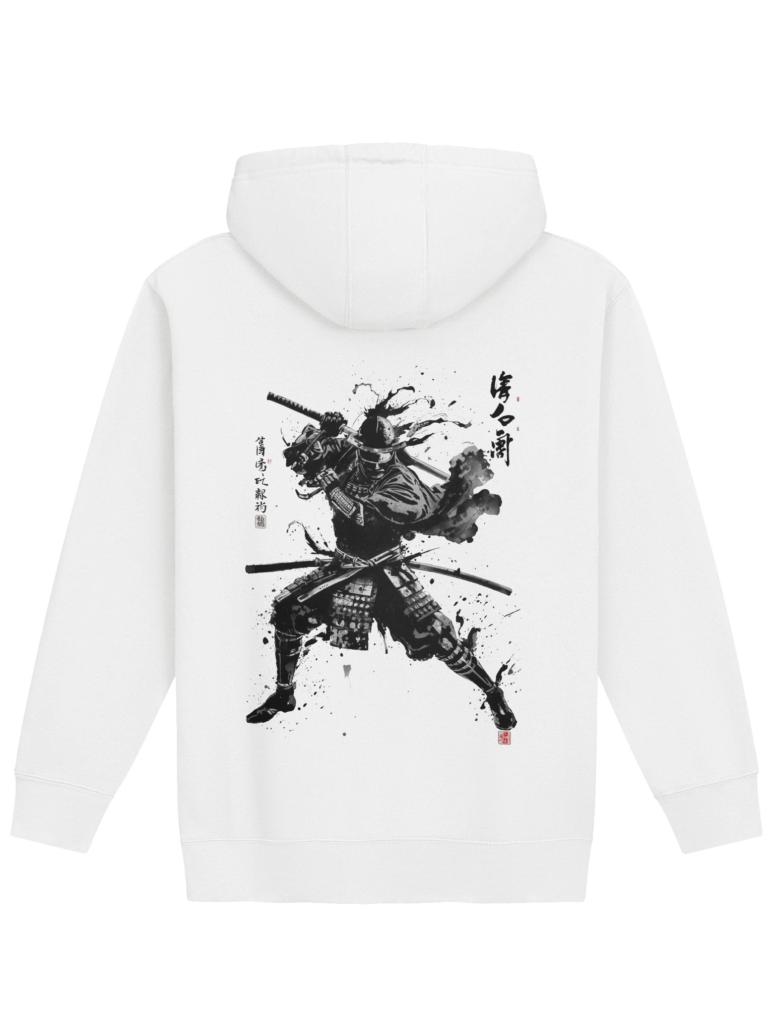 The Warrior’s Shadow: Black Ink Graphic Premium Hoodie & Sweatshirt Collection product image (9)