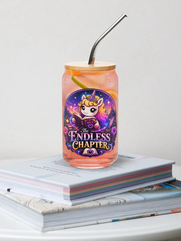 The Endless Chapter - Can Shaped Glass product image (1)