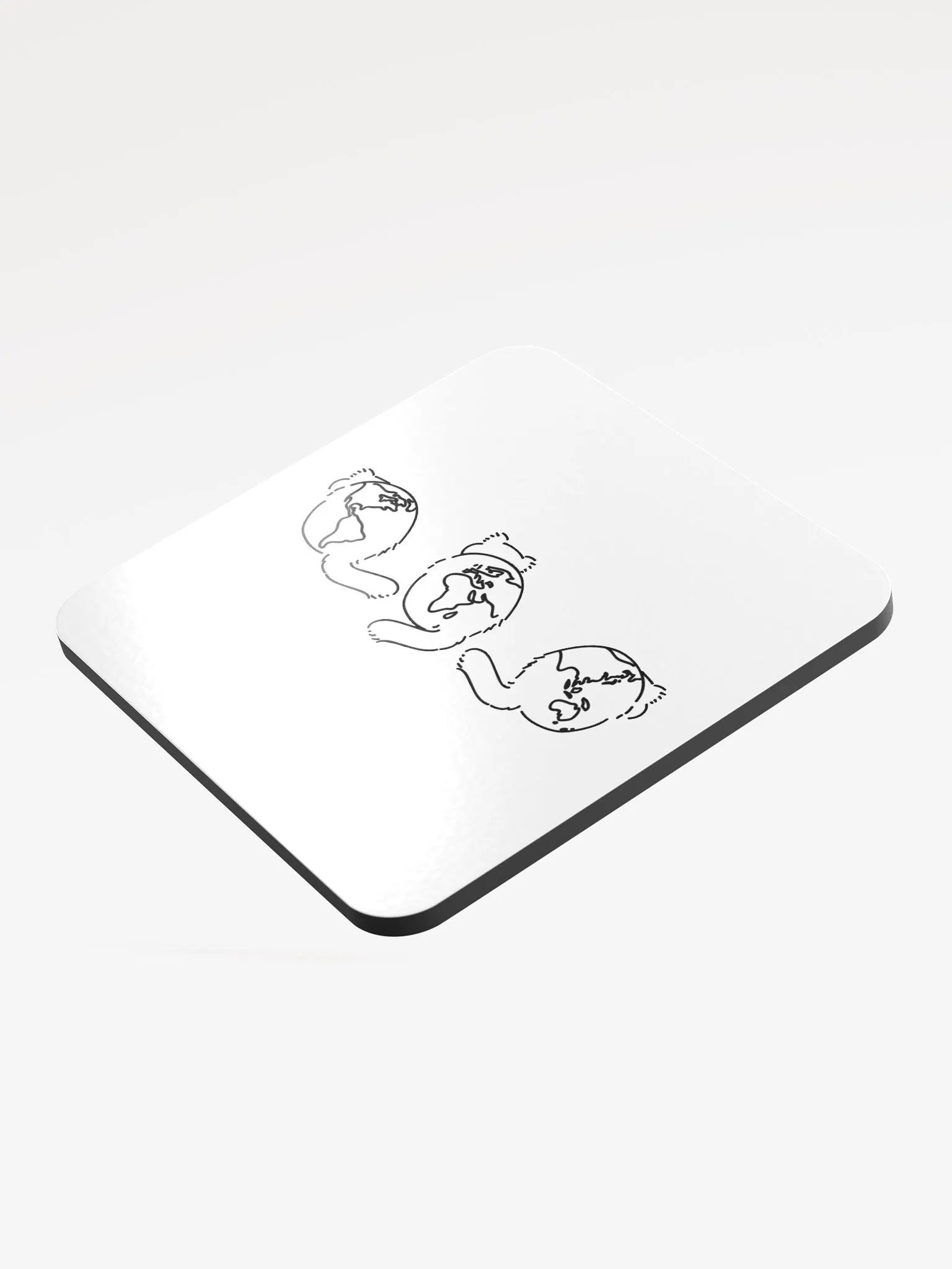 Planet Manul Trio - Coaster product image (3)