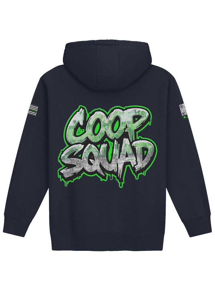 Coop Squad Green Drip Hoodie product image (14)
